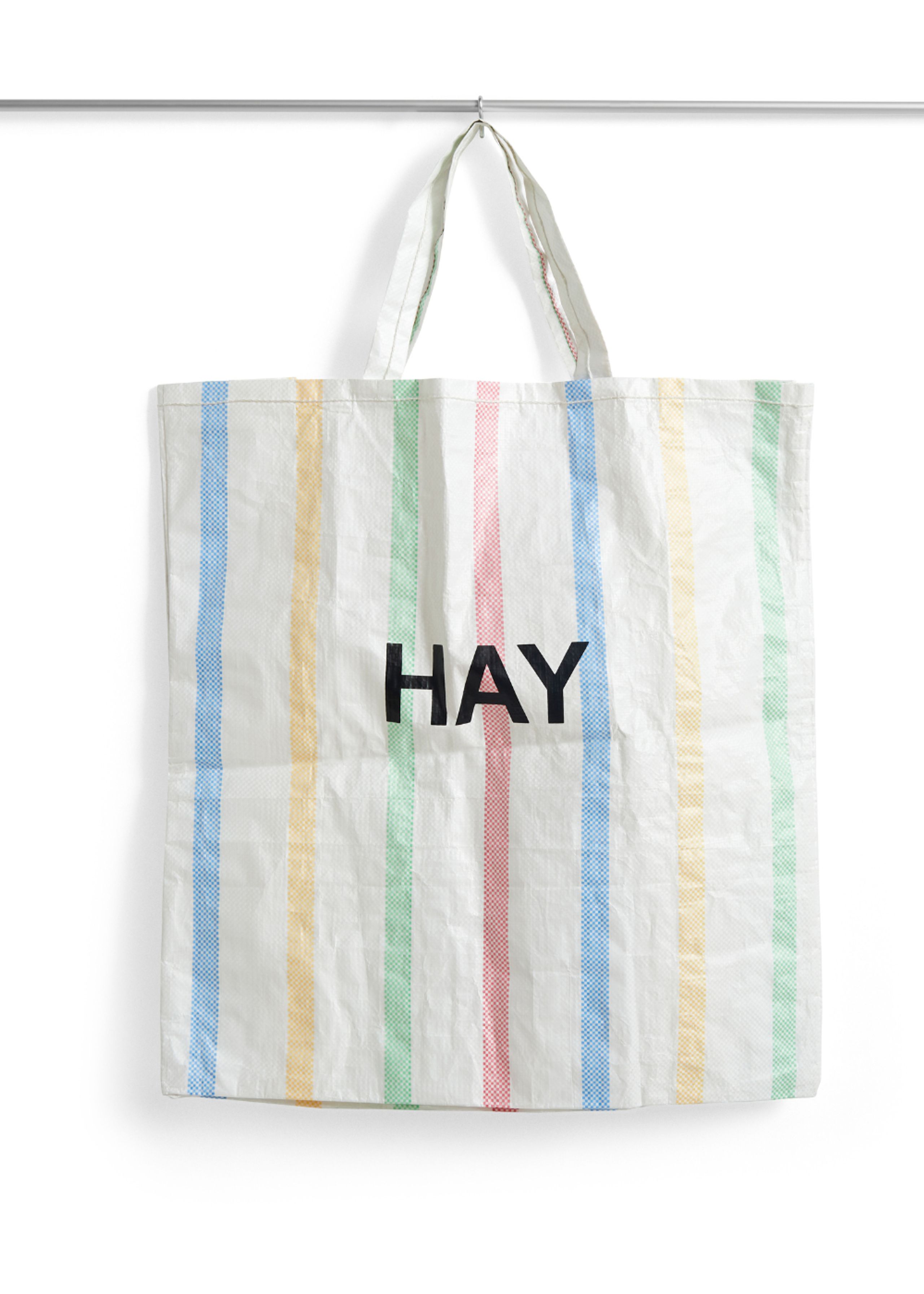 HAY - Tote Bag - Recycled Candy Stripe Bag - X-Large - Multi