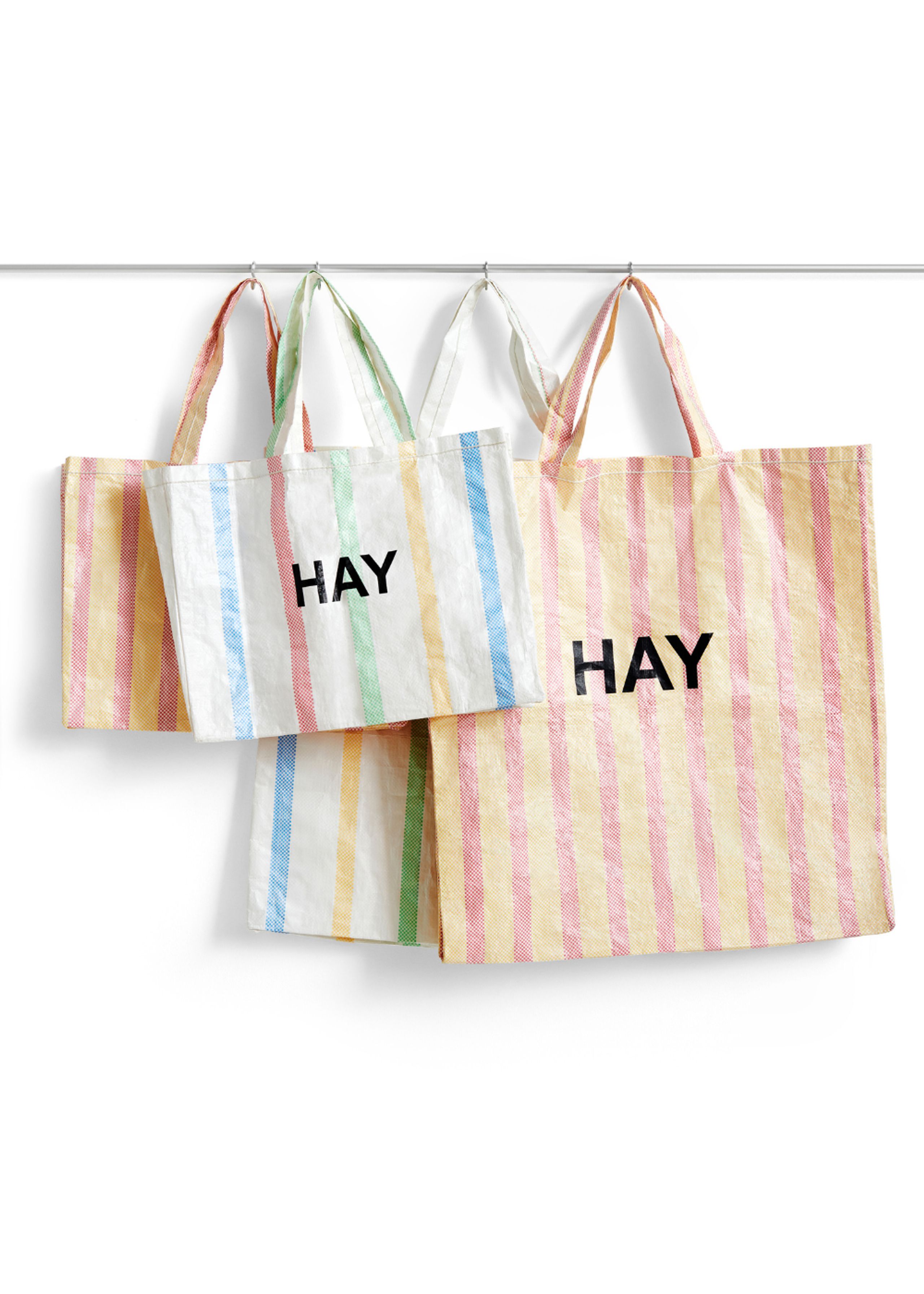 HAY - Tote Bag - Recycled Candy Stripe Bag - X-Large - Multi