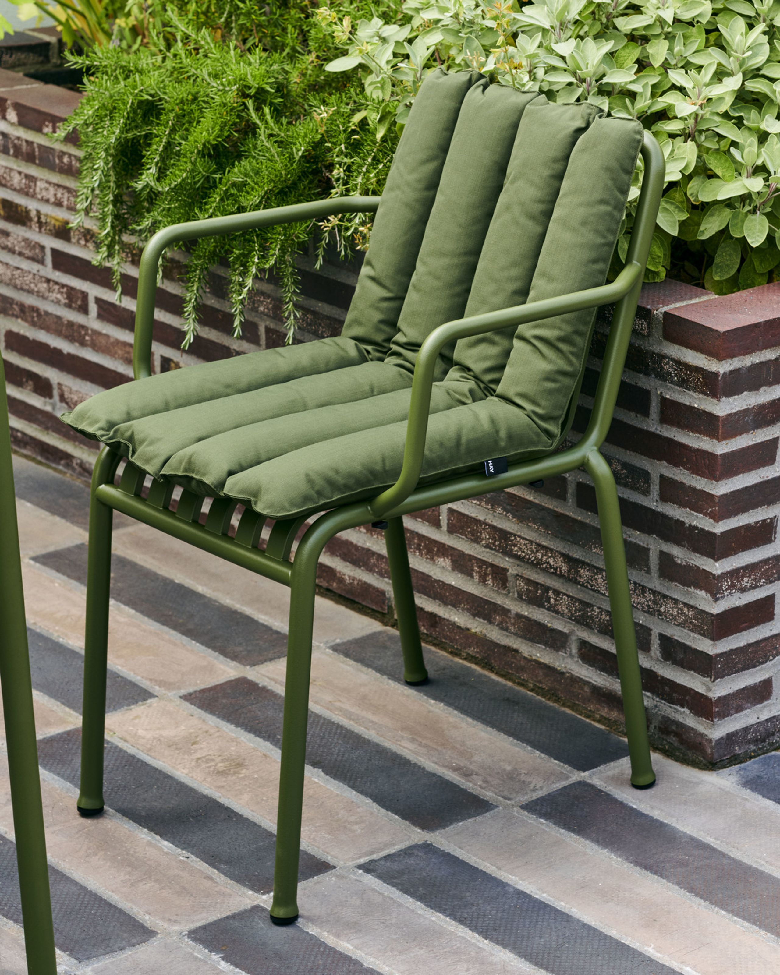 HAY - Outdoor-Kissen - PALISSADE / Soft Quilted Cushion for Chair & Armchair - Cream White