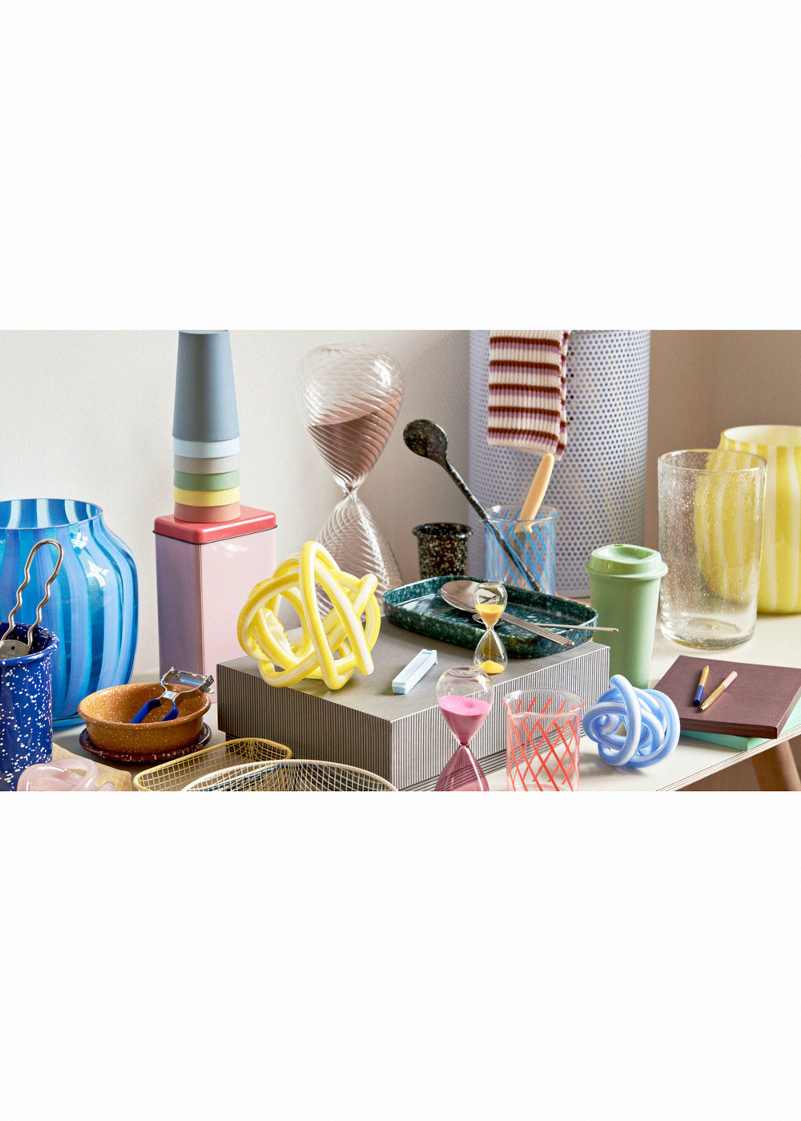 HAY - Clock - TIME / Small - Lemon Yellow