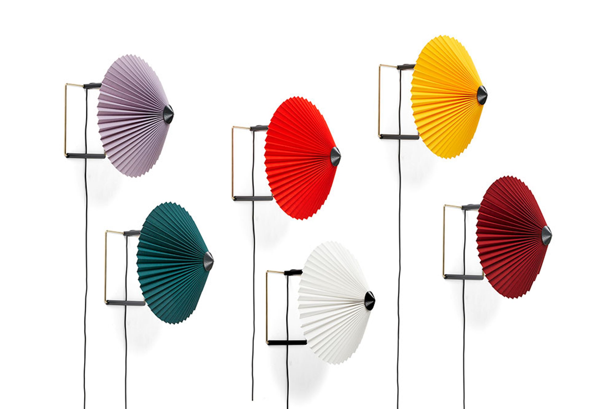 HAY - Væglampe - MATIN Wall Lamp / Small - Bright Red