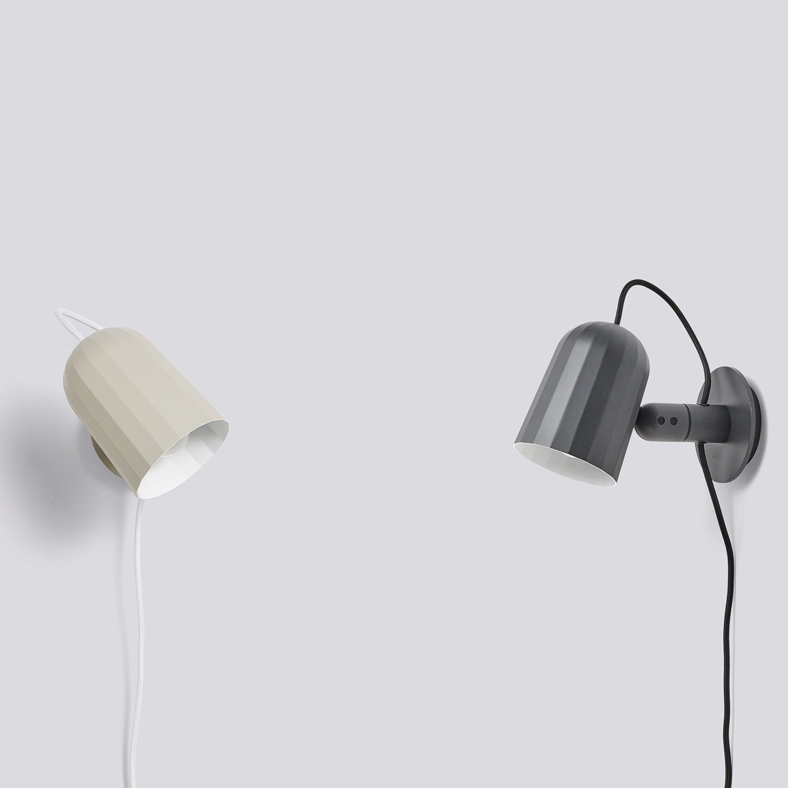 HAY - Wall lamp - Noc Wall - Dark Grey