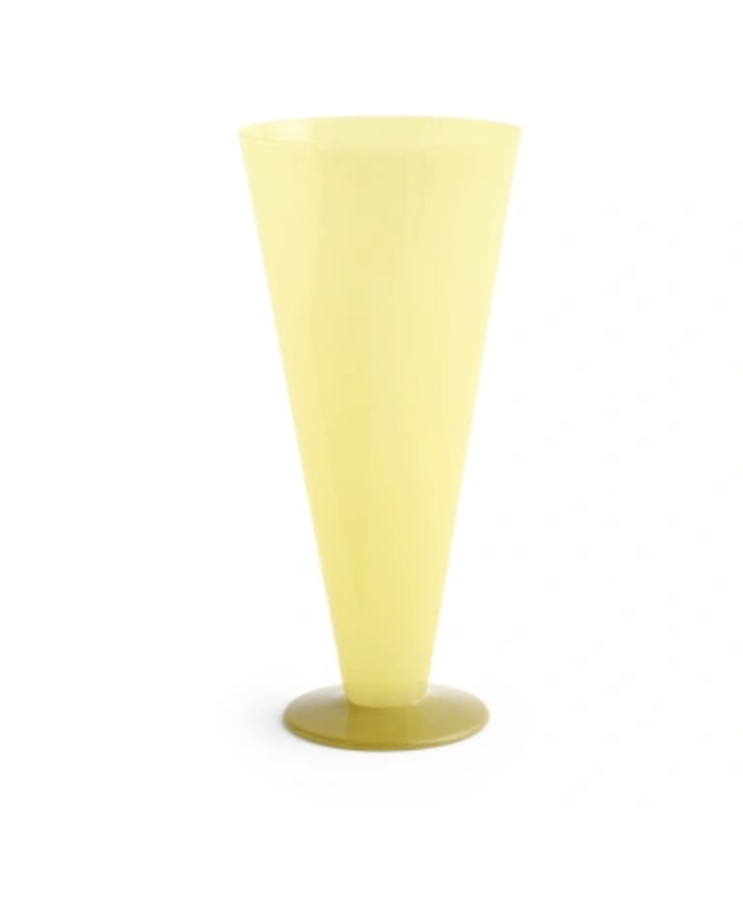 HAY - Vase - Conical Vase - Large - Yellow and lime green