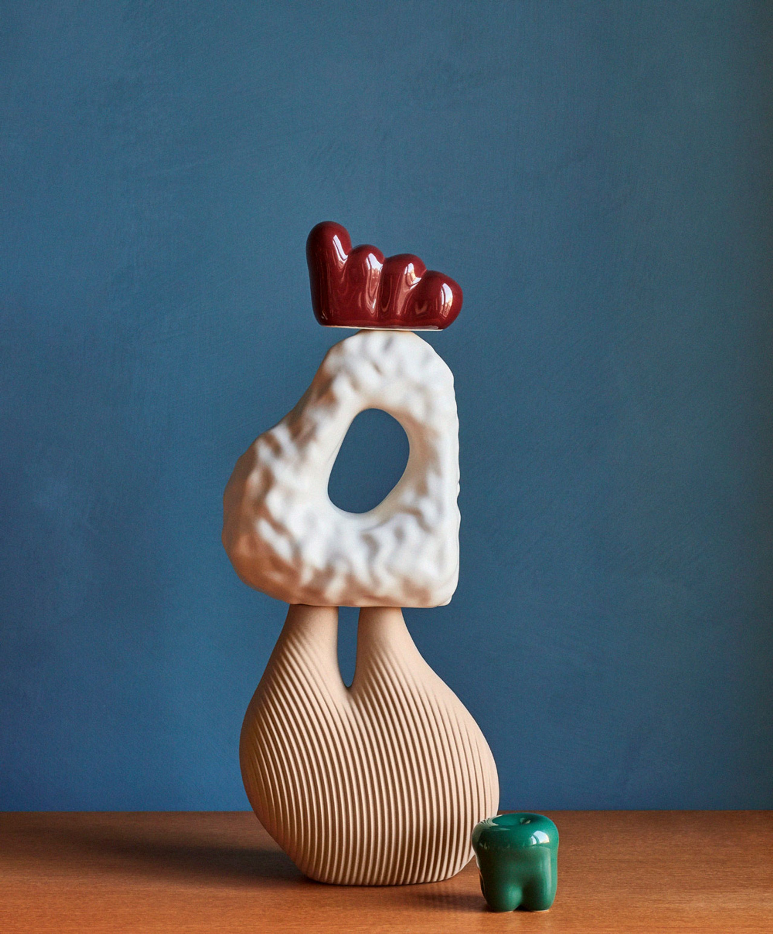 HAY - Vase - W&S Vase - Belly Button - Red