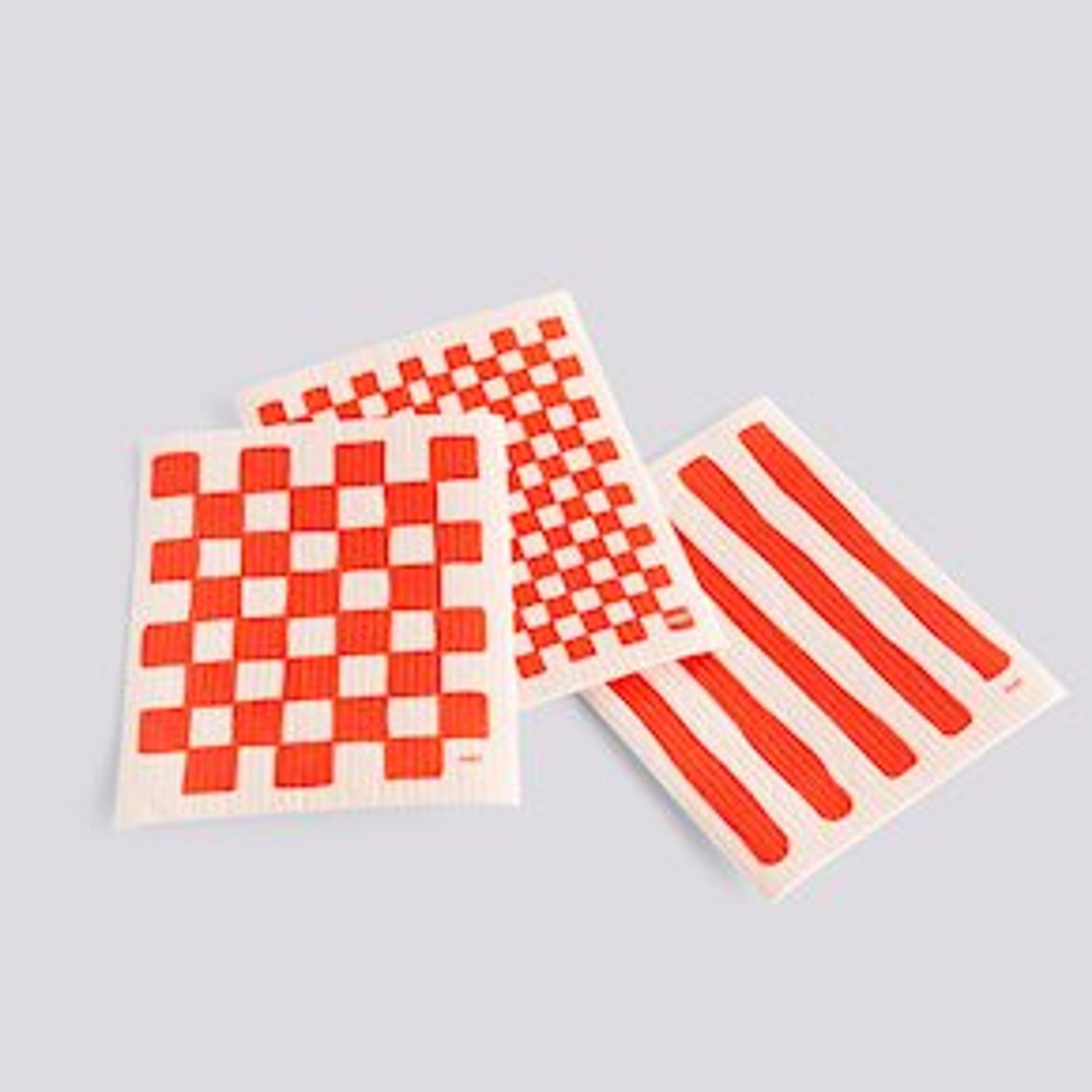 HAY - Vaskeklud - SPONGE DISH CLOTH - 3 stk - LIGHT PINK