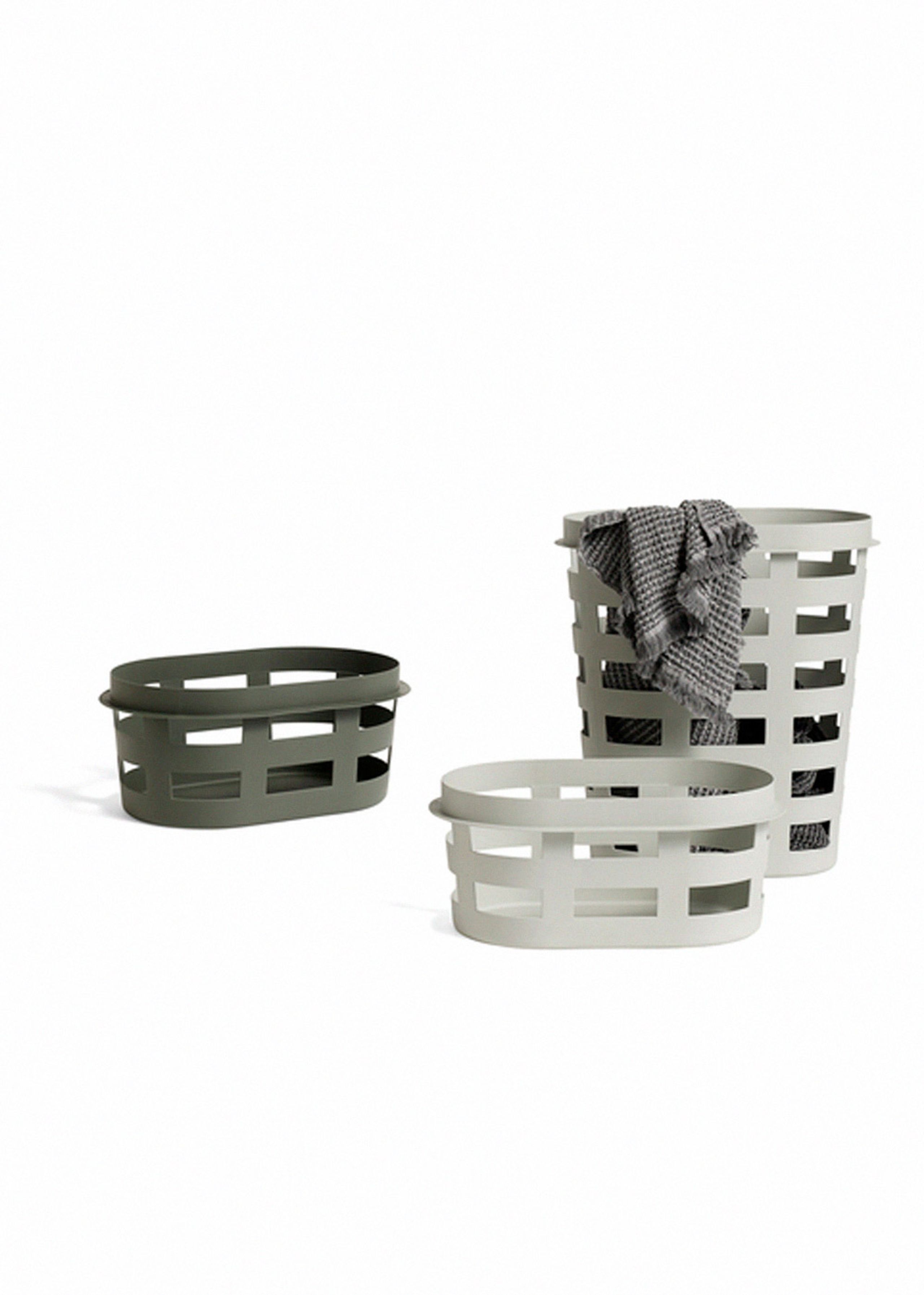 HAY - Laundry Basket - Laundry Basket - Large - Light Grey