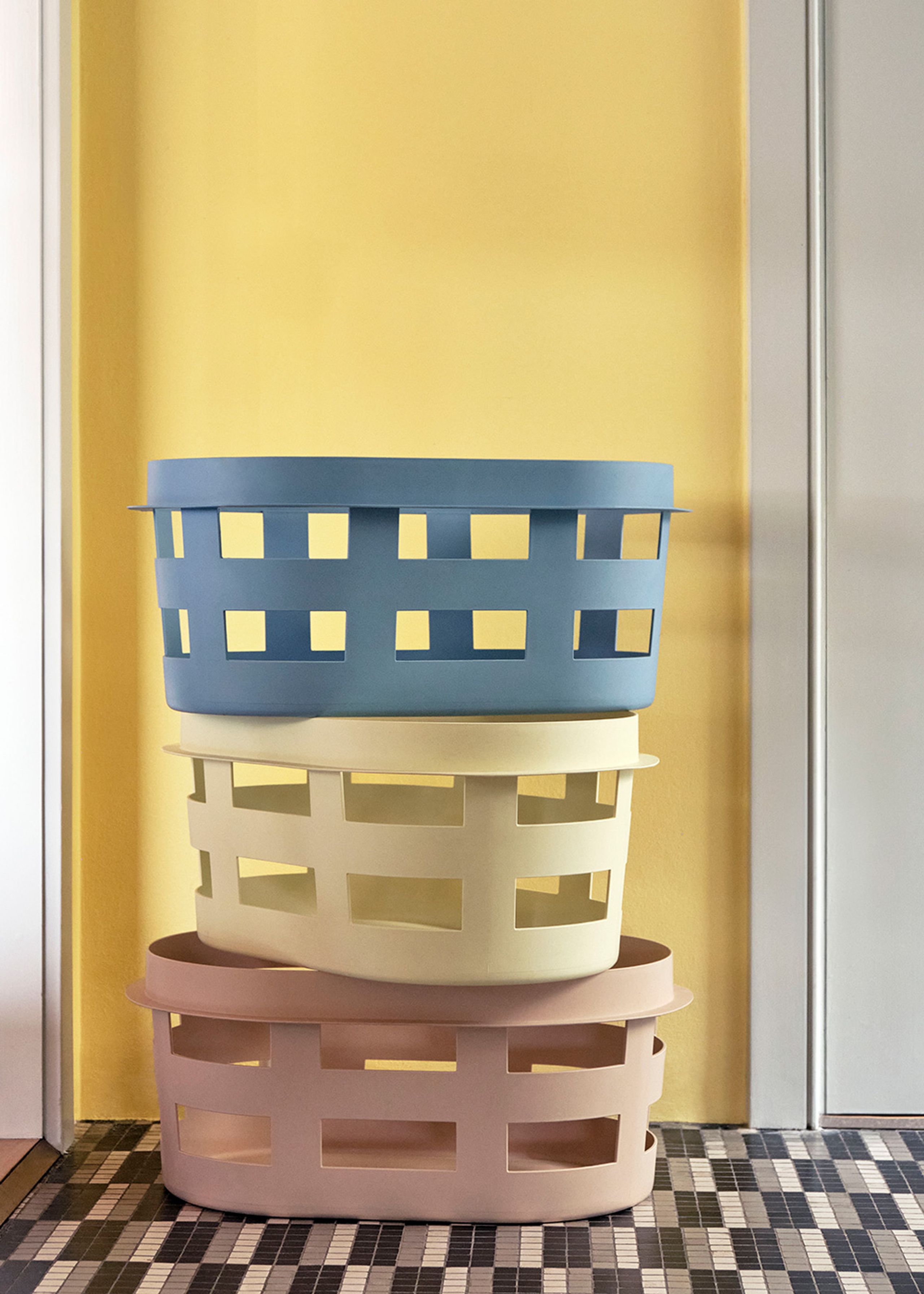 HAY - Laundry Basket - Basket - Small - Nougat