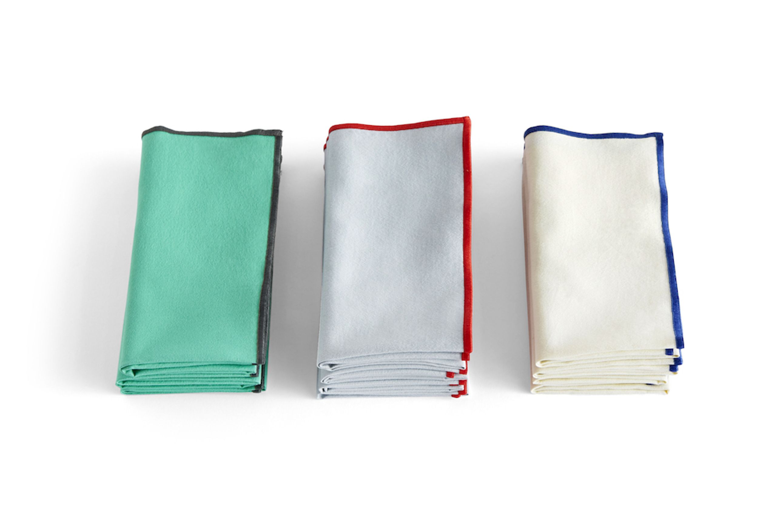 HAY - Tea Towel - Outline Napkins - 4 pcs - Cream - 4 pcs