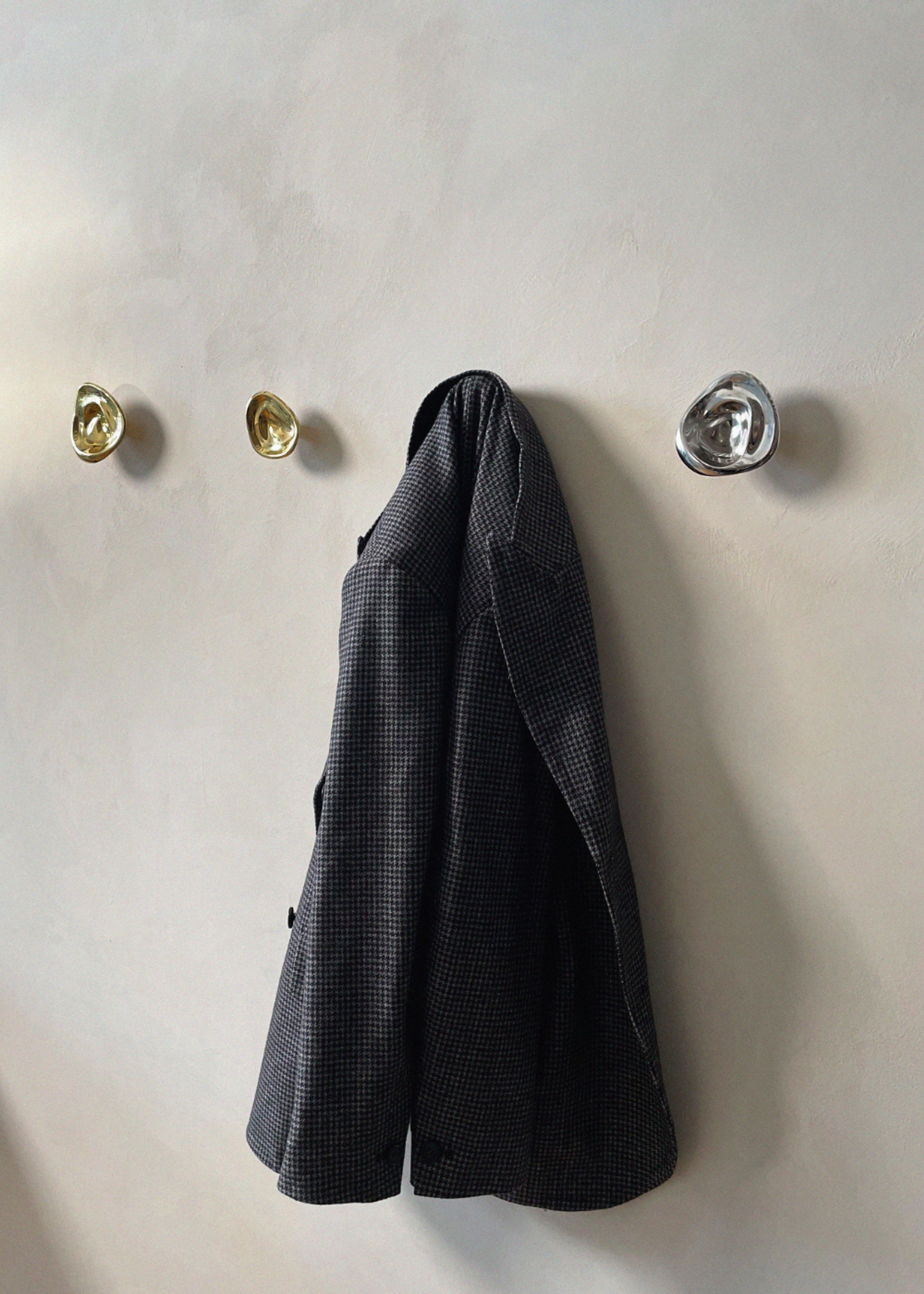 Hein Studio - Haken - Ripple Knob - Silver large No.2