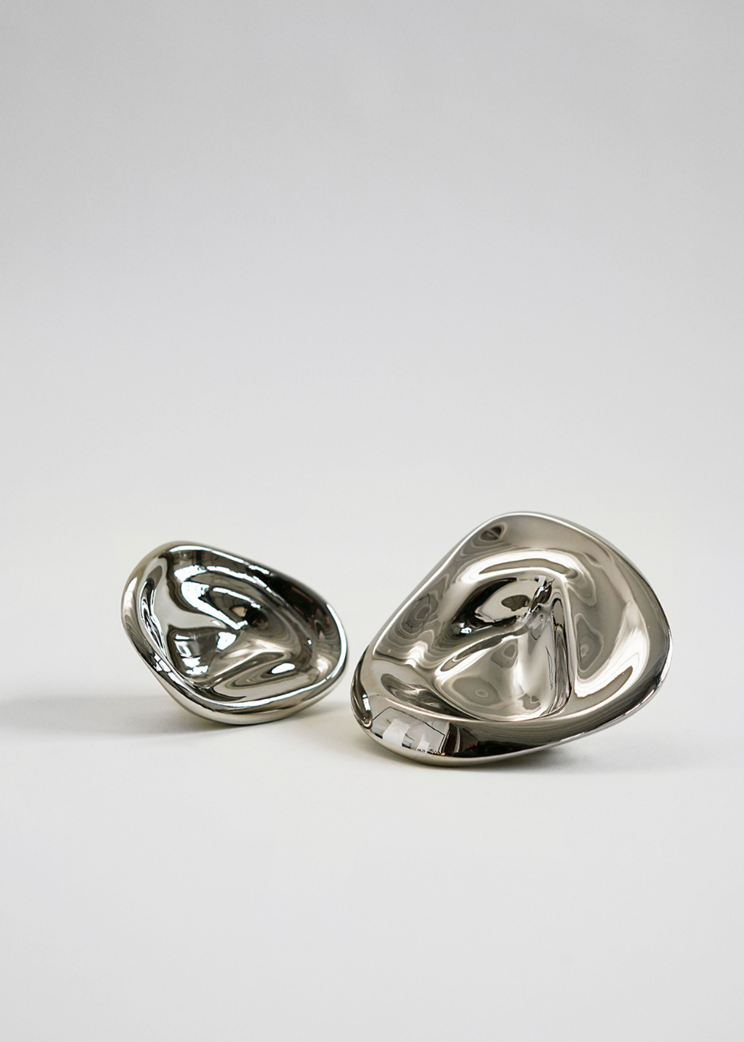 Hein Studio - Haken - Ripple Knob - Silver small No. 1