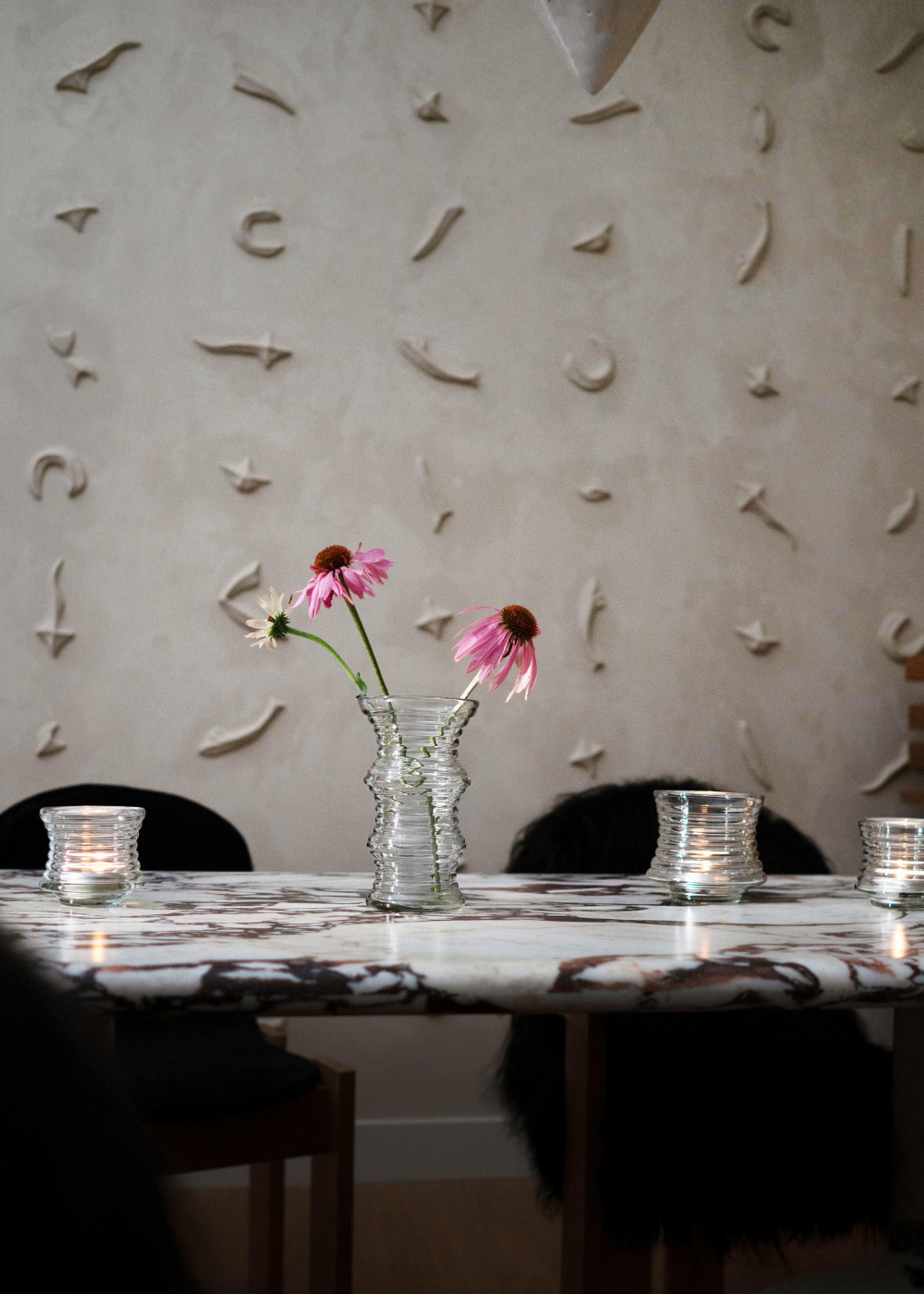 Hein Studio - Candle holder - Kyoto candleholder - Clear - Large