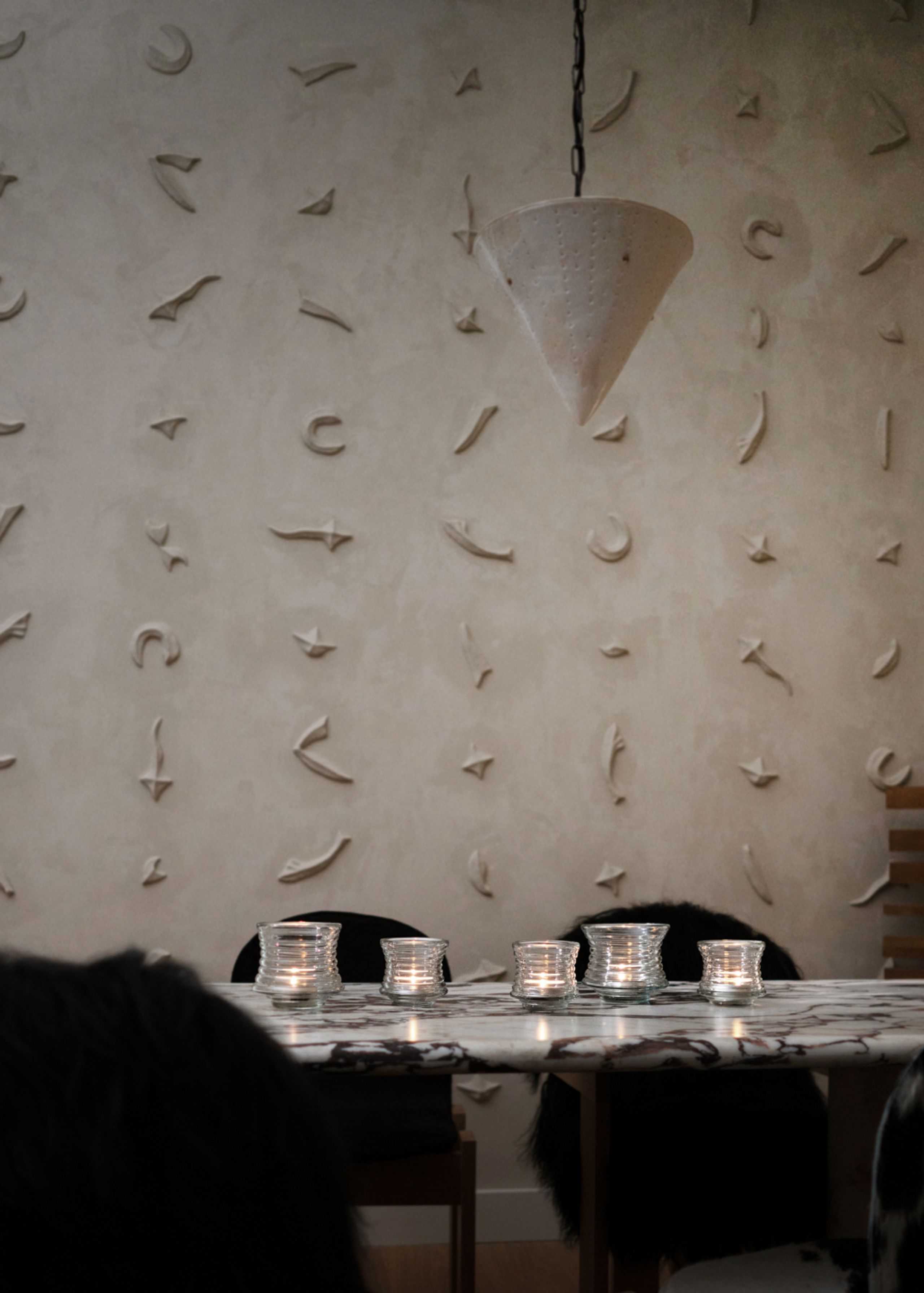 Hein Studio - Candle holder - Kyoto candleholder - Clear - Large