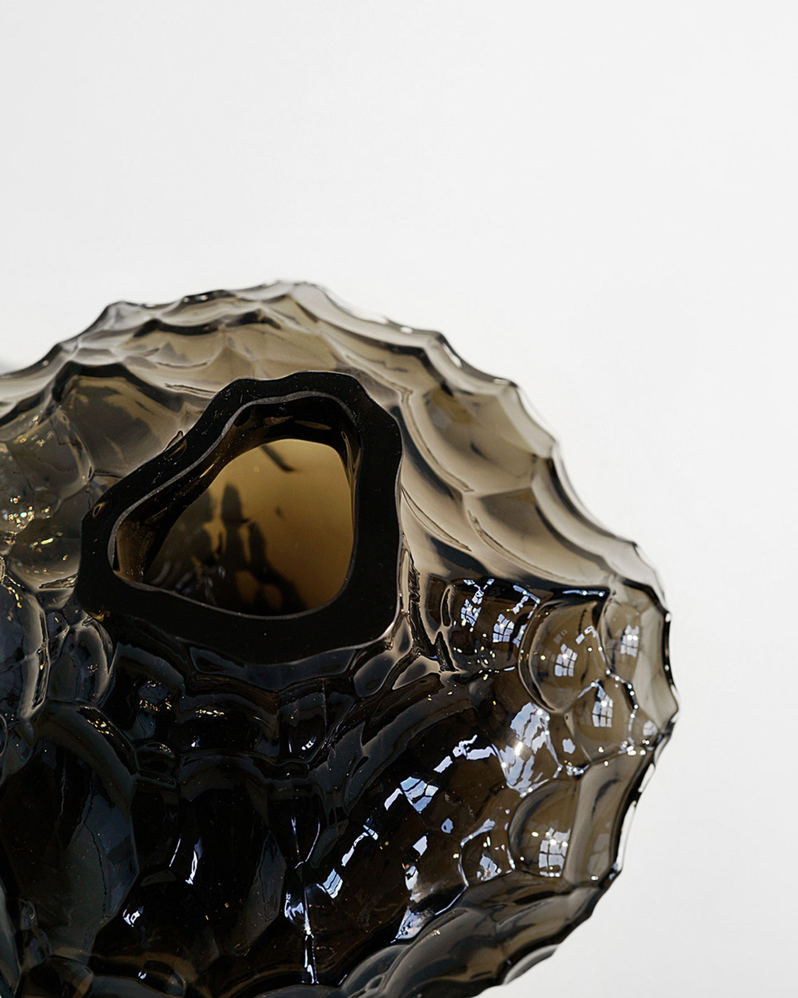 Hein Studio - Vaso - Canyon Vase - Large - New Smoke