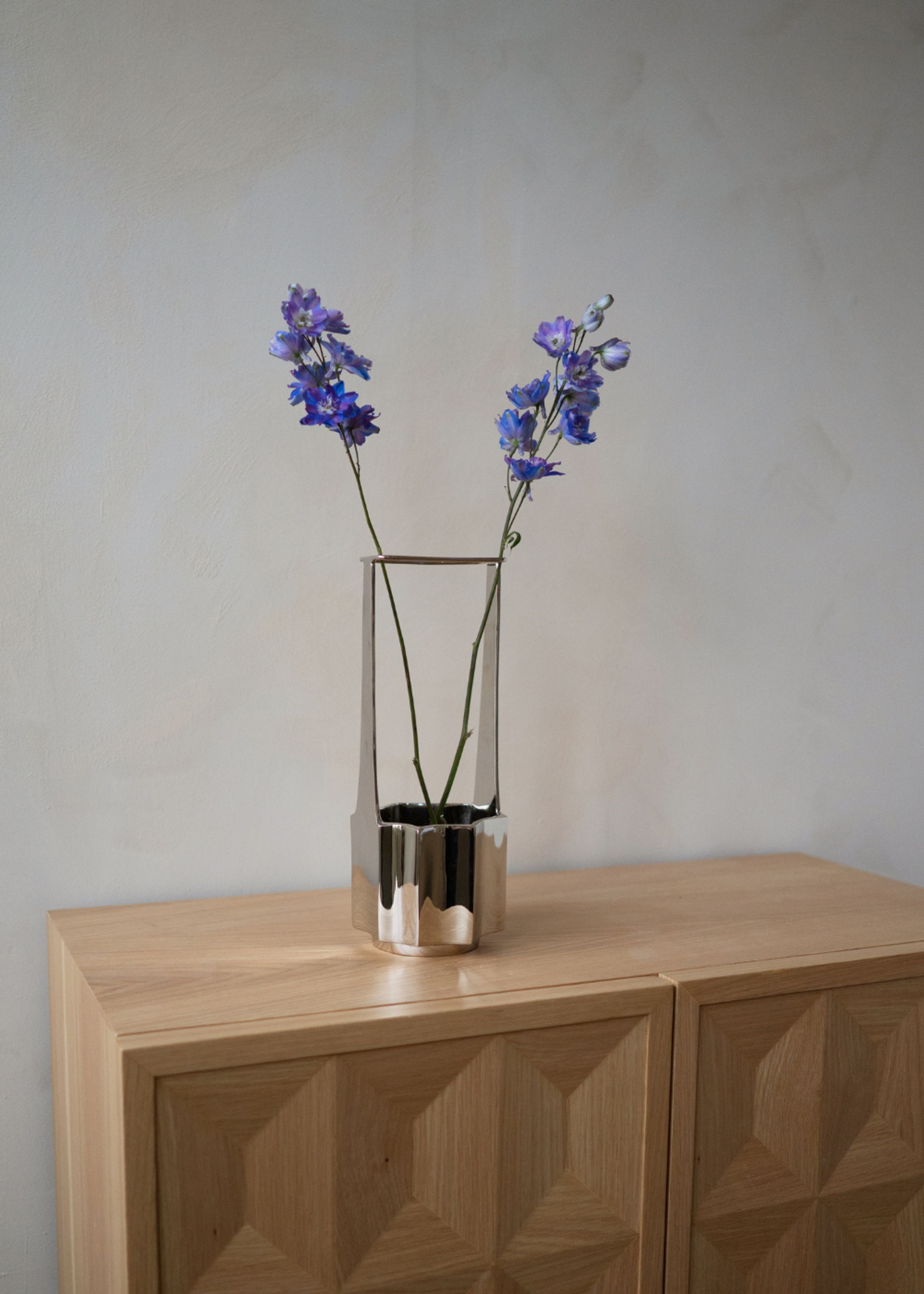 Hein Studio - Vase - Ikebana vase - Silver