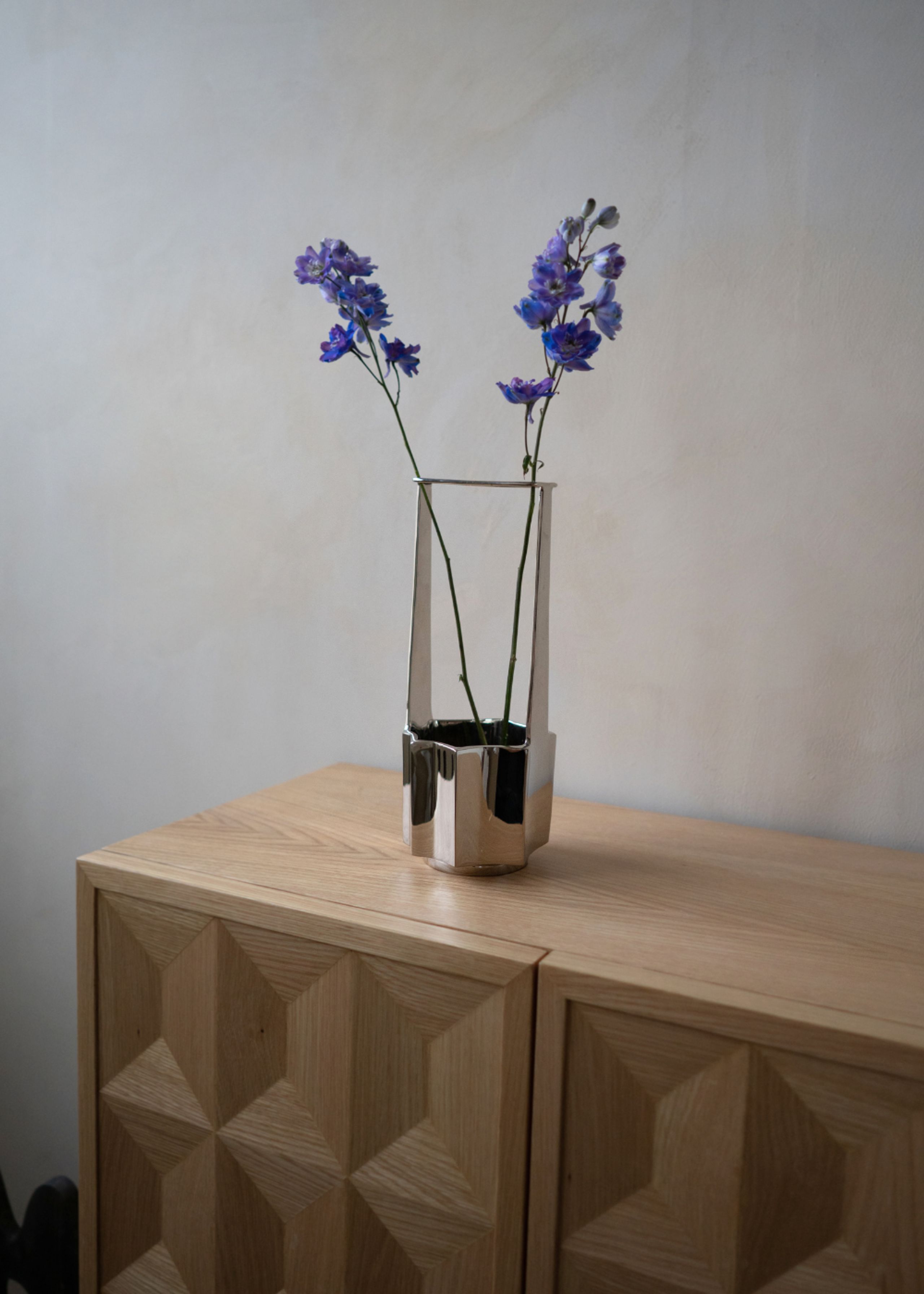 Hein Studio - Vase - Ikebana vase - Silver