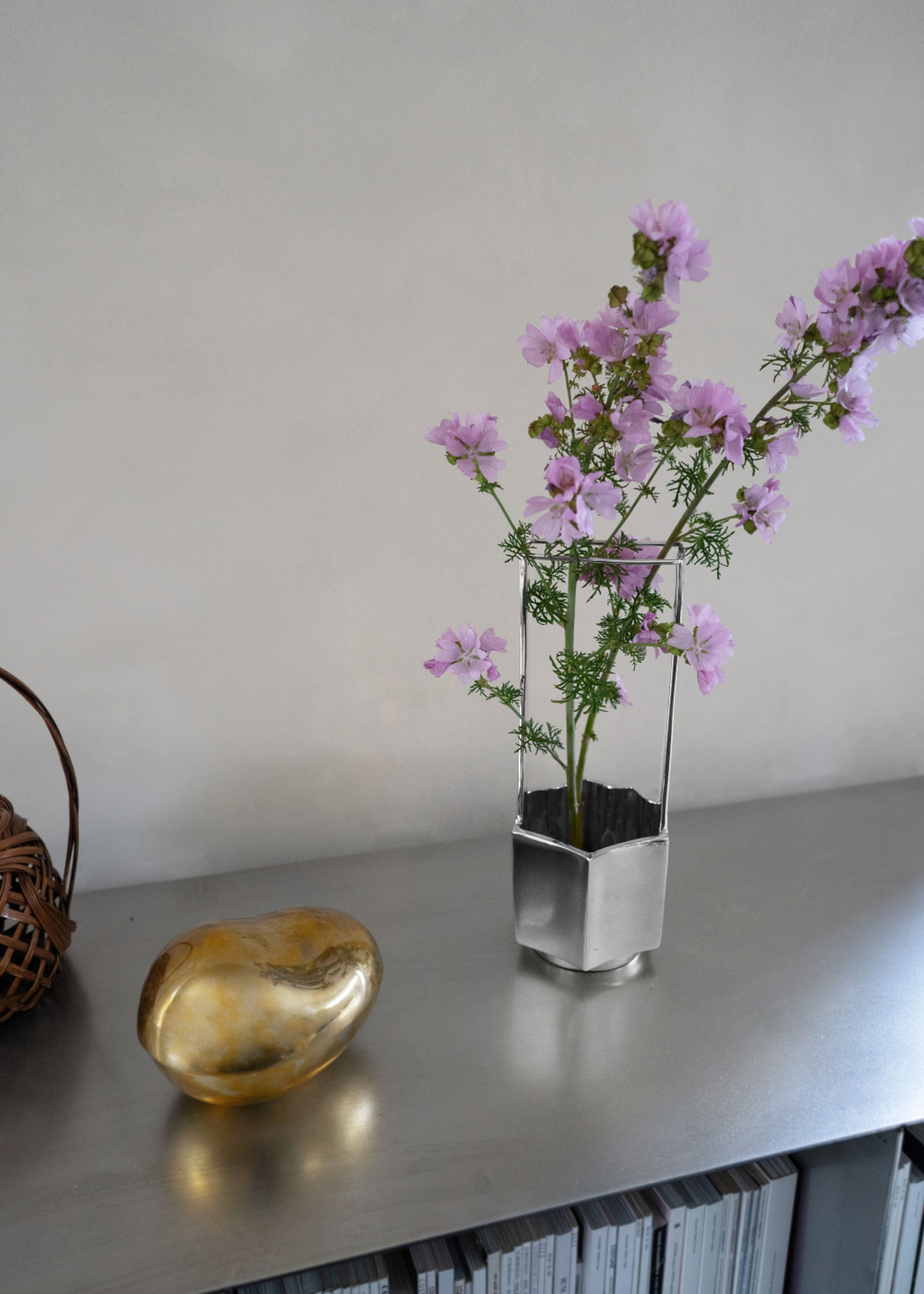 Hein Studio - Vase - Ikebana vase - Silver