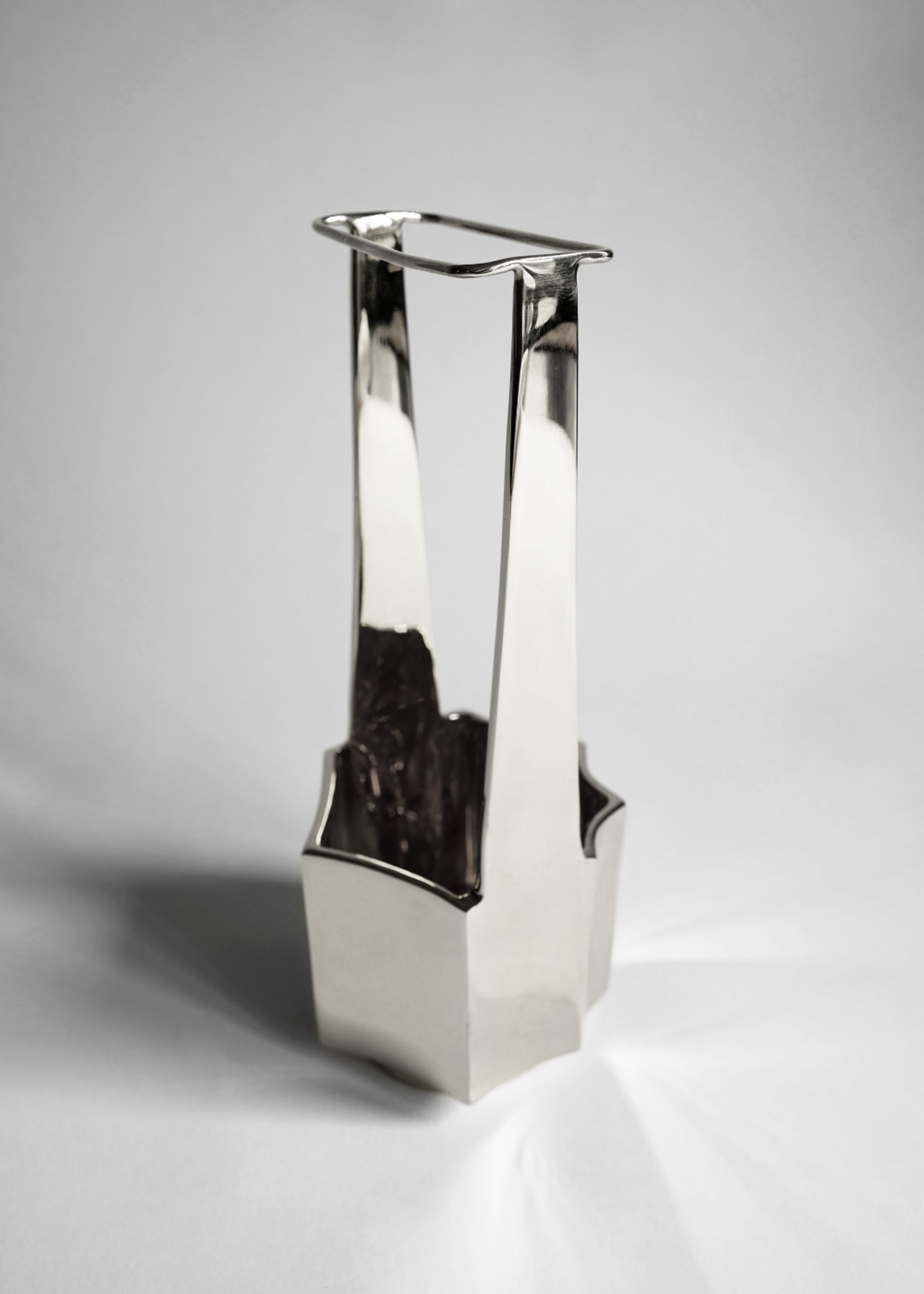 Hein Studio - Vase - Ikebana vase - Silver