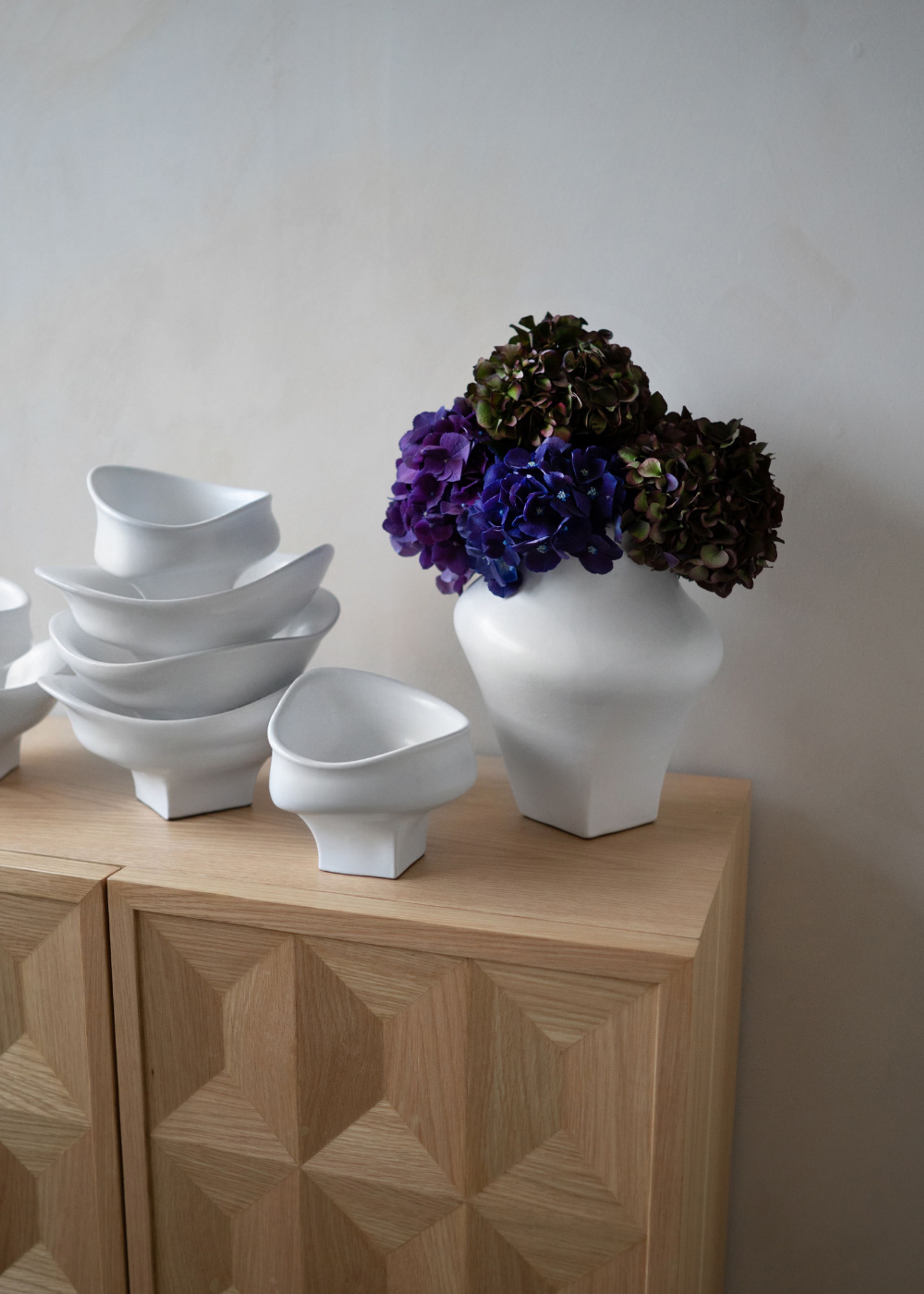 Hein Studio - Vase - Nami vase - White