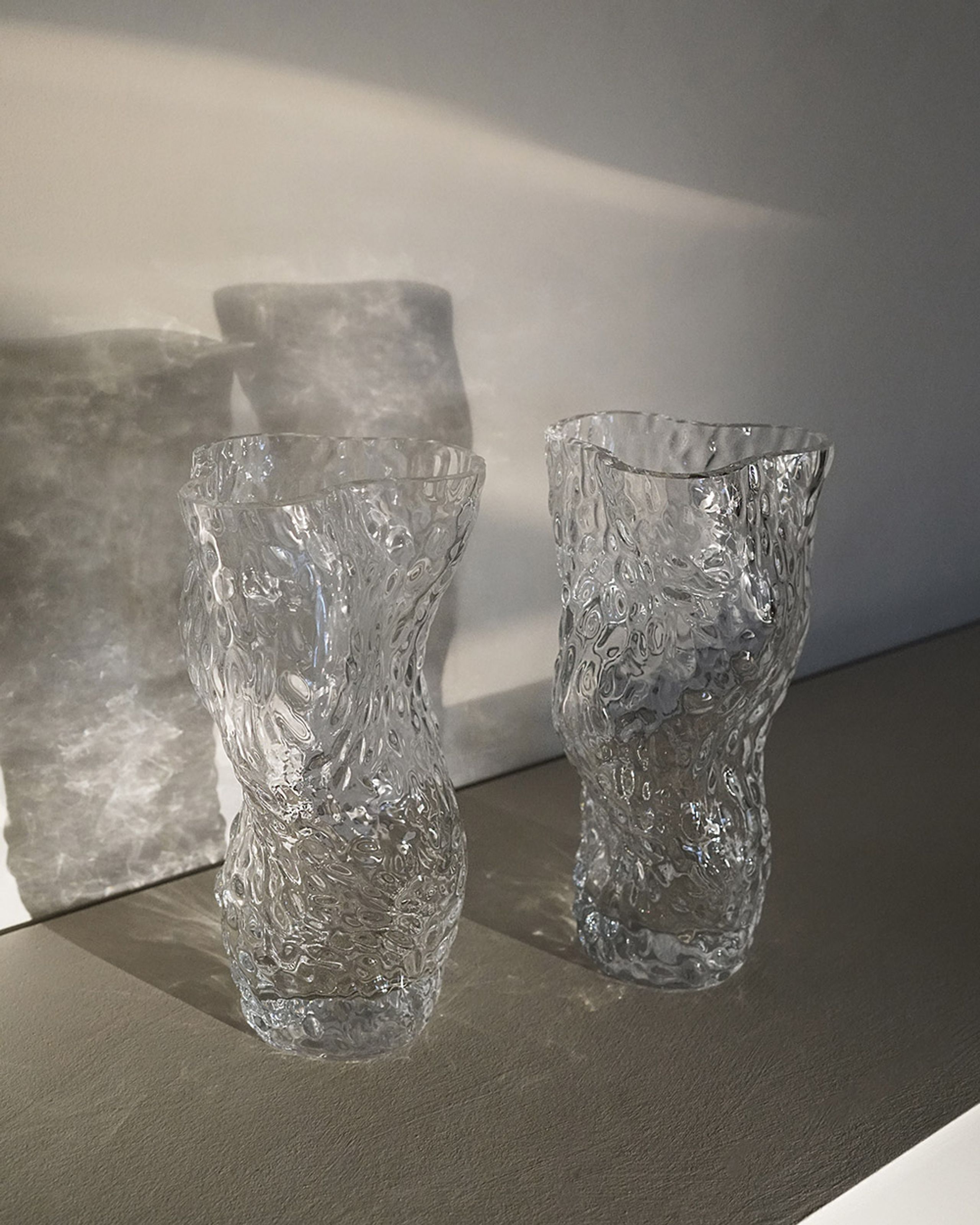 Hein Studio - Vase - Ostrea Rock Glass Vase - Clear