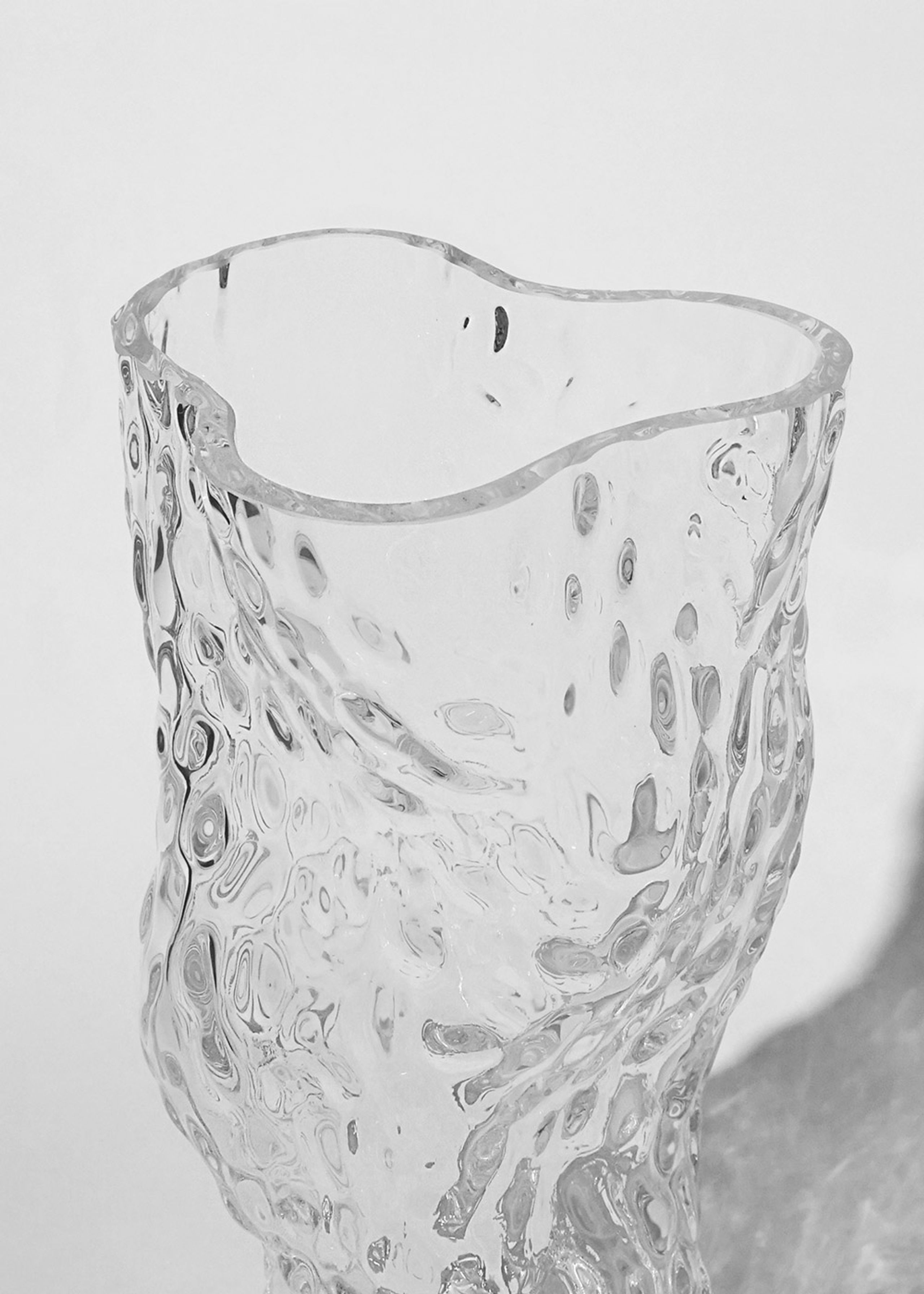 Hein Studio - Vase - Ostrea Rock Glass Vase - Clear