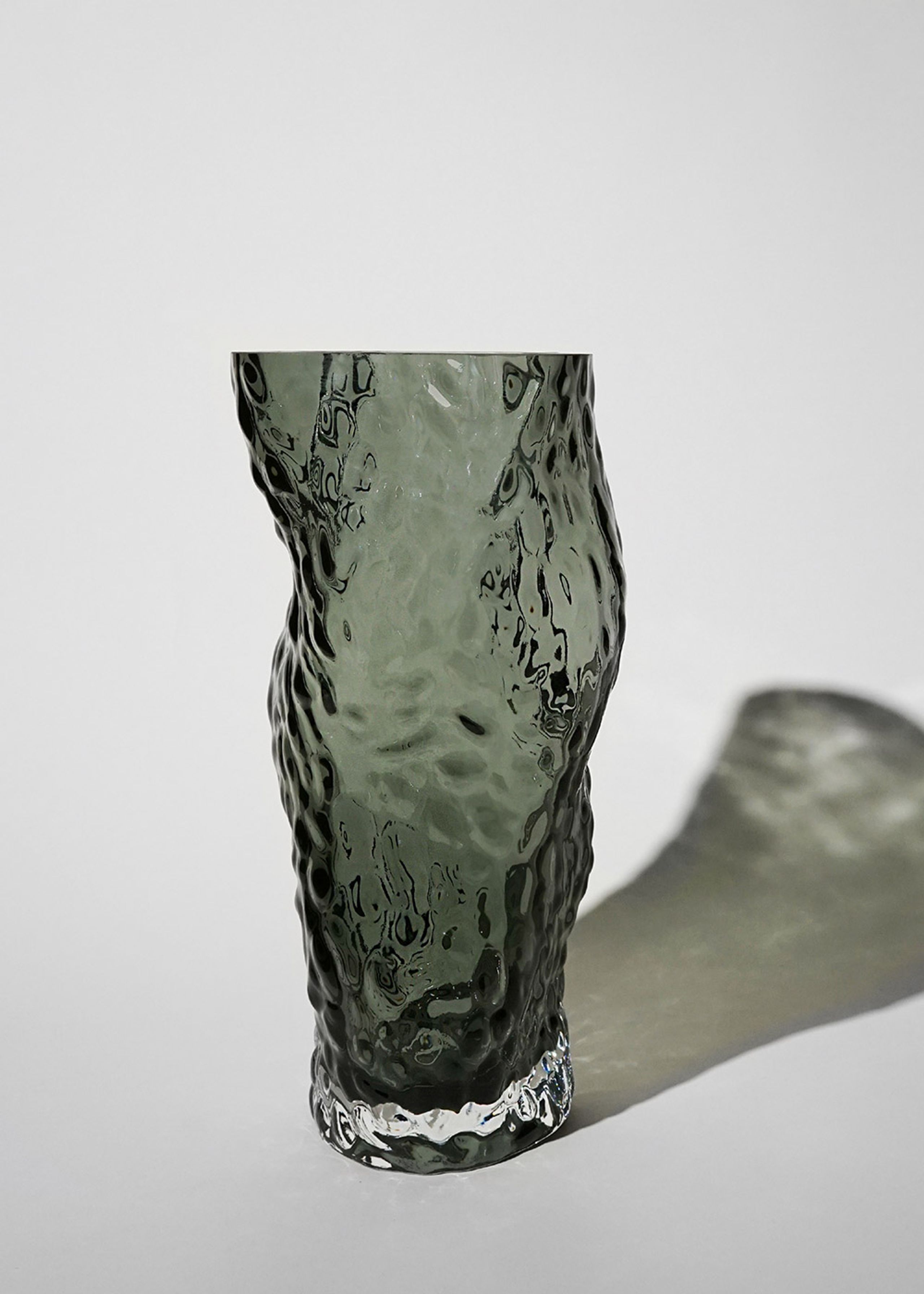 Hein Studio - Vase - Ostrea Rock Glass Vase - Midnight Blue