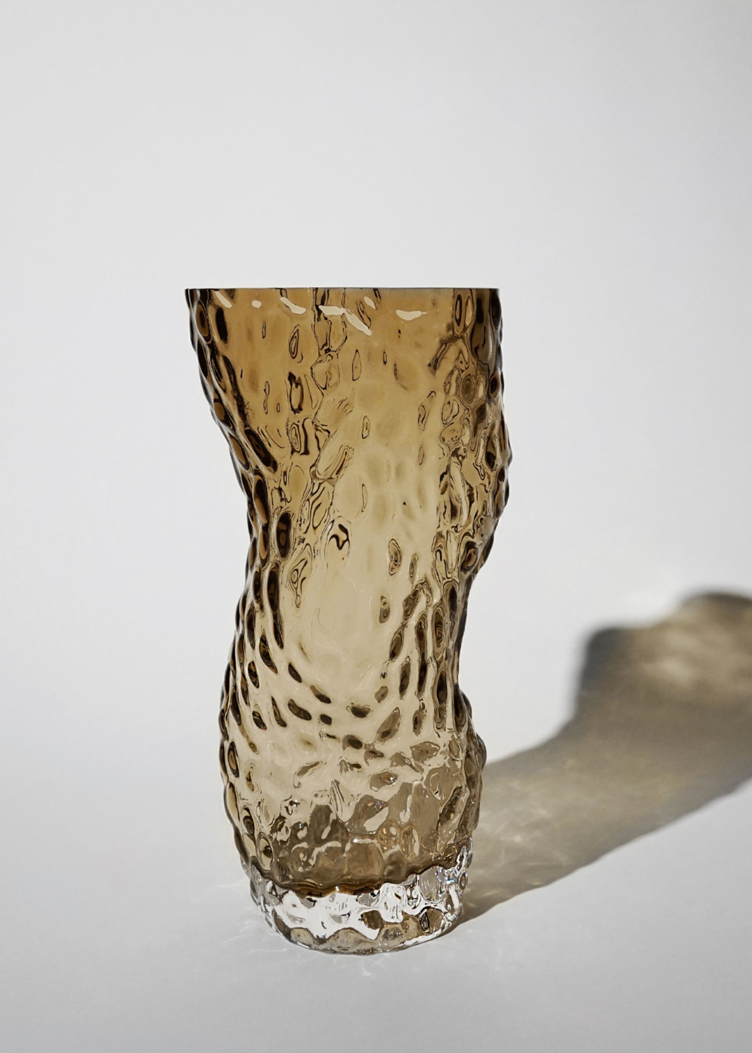 Hein Studio - Vas - Ostrea Rock Glass Vase - Smoke