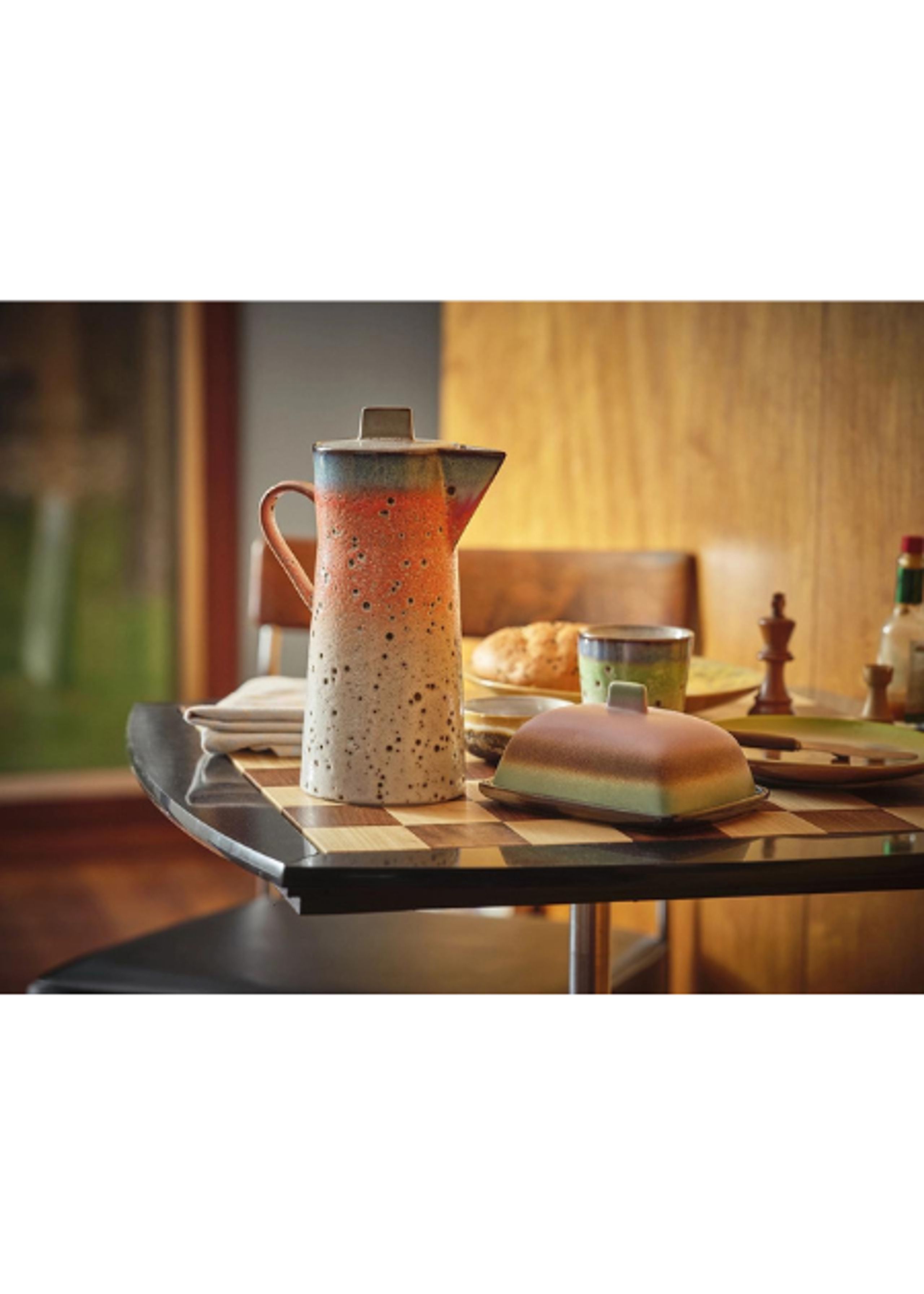 HK Living - Dish - 70s Ceramics: Butter Dish - Mercury