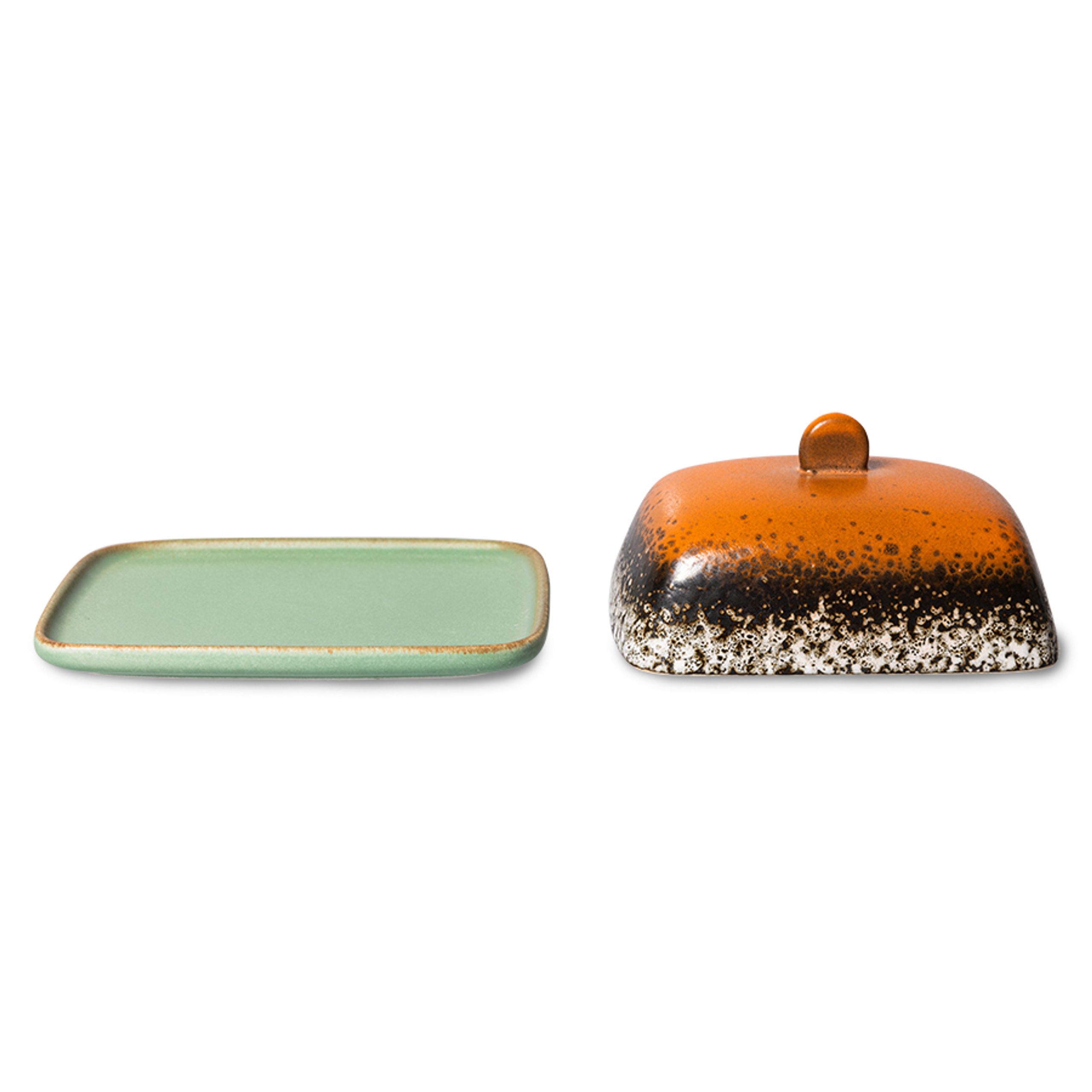 HK Living - Dish - 70s Ceramics: Butter Dish - Meteor
