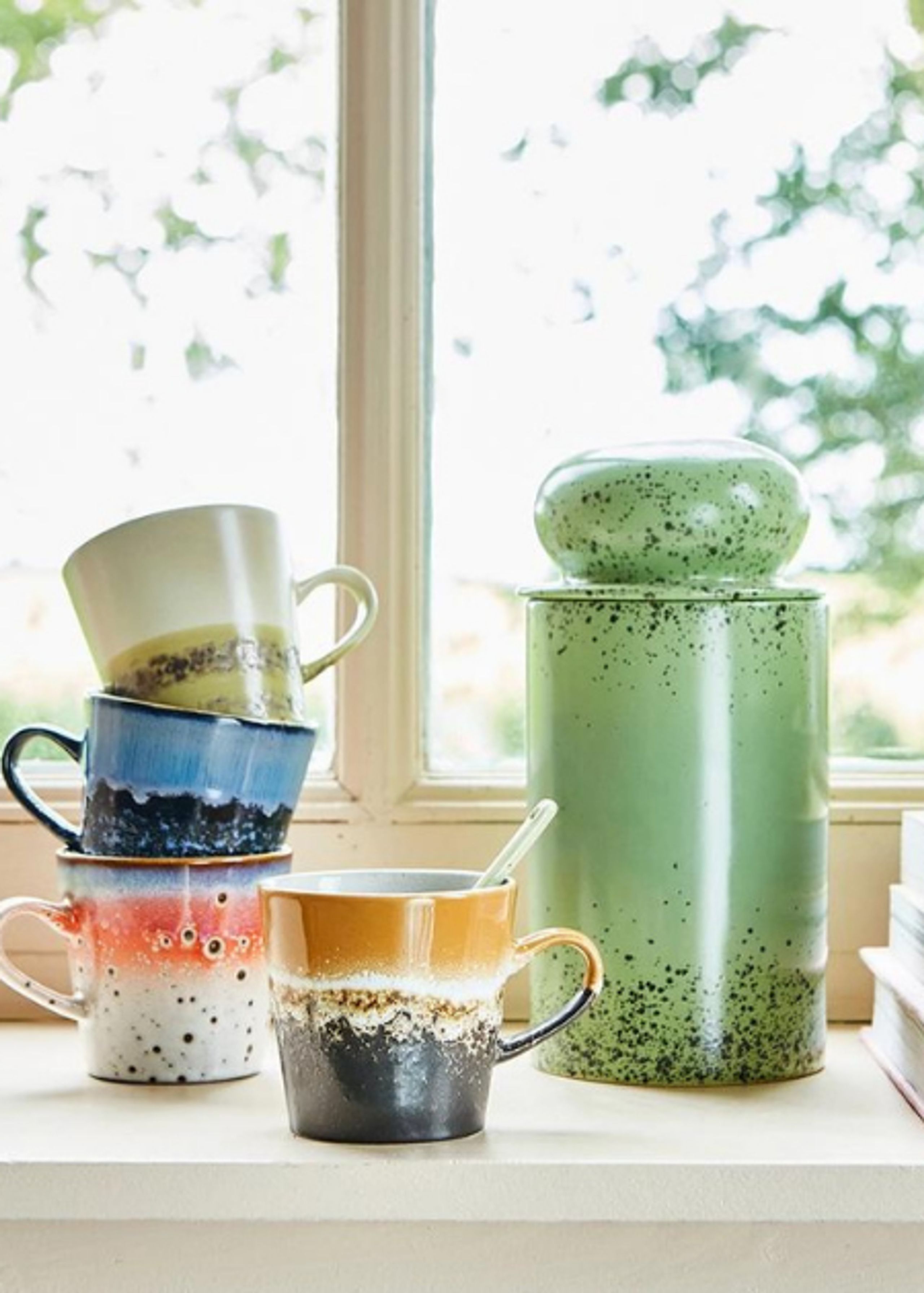 HKLiving - Hrnek - The 70's Americano Mugs - Metalic