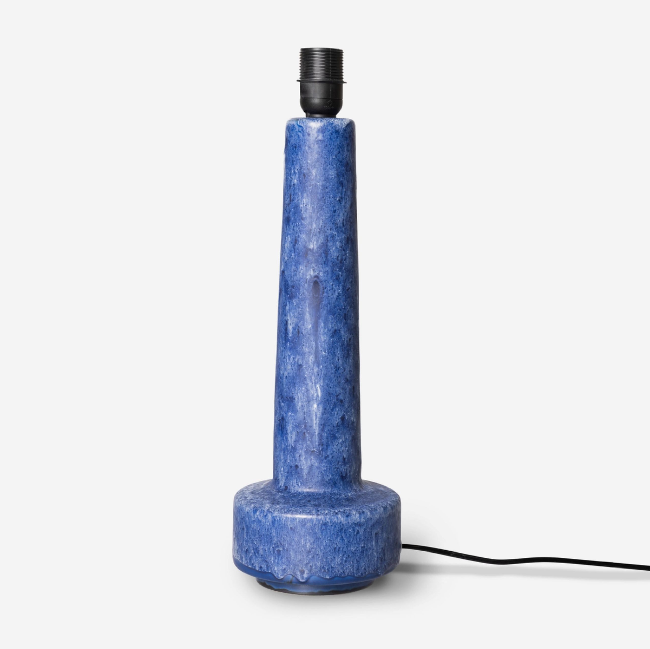 HK Living - Lamp base - Retro Stoneware Lamp Base - Blue