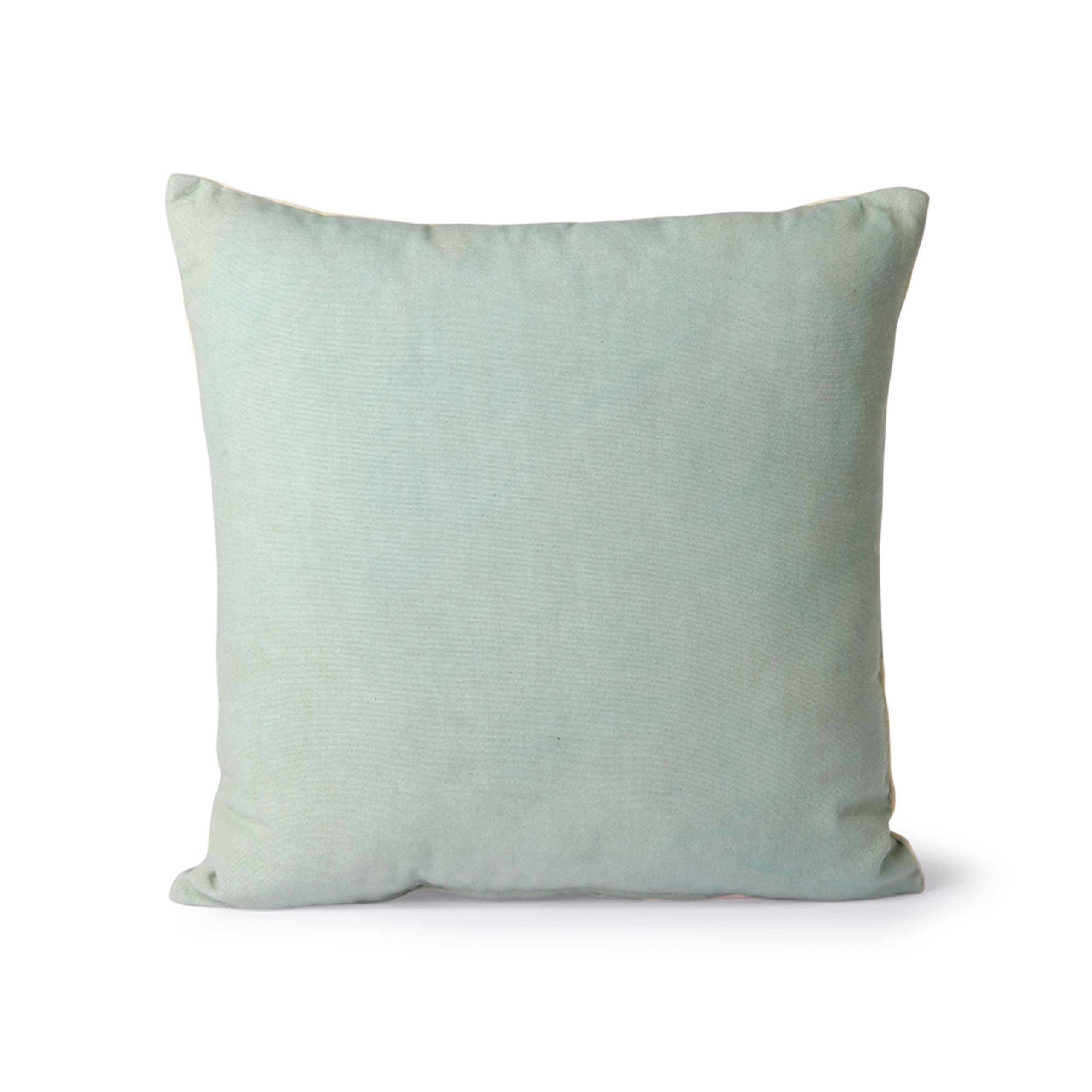 HK Living - Pillow - Striped Velvet Cushion - Mint/Green