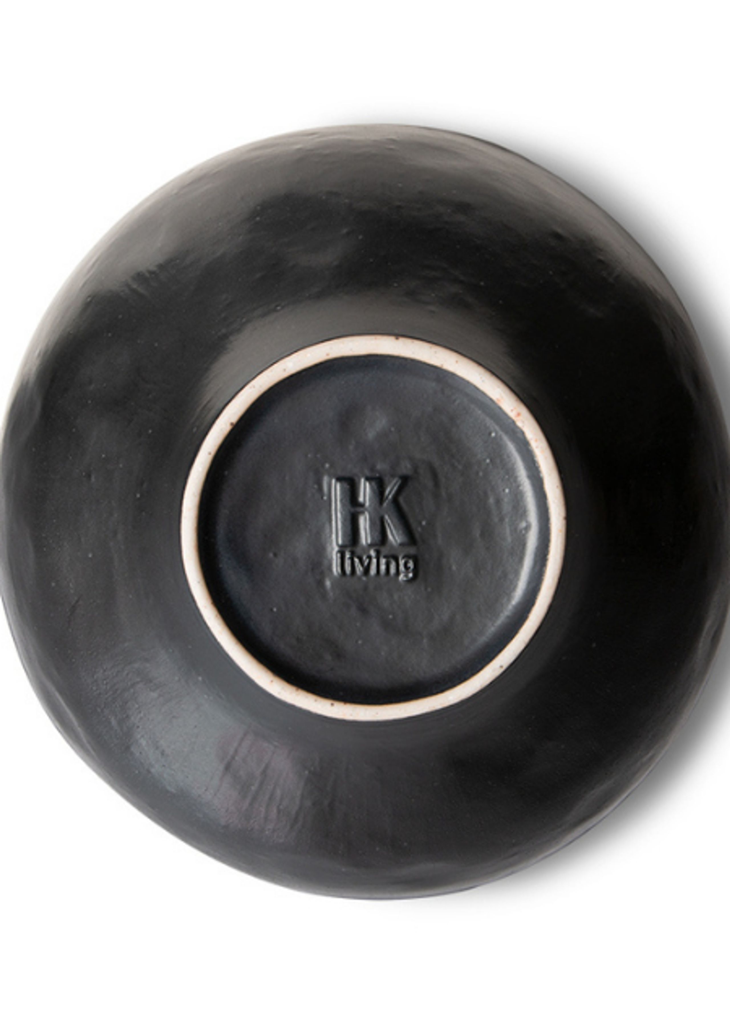 HK Living - Bowl - Bold & Basic Ceramics Bowl - Black - Large