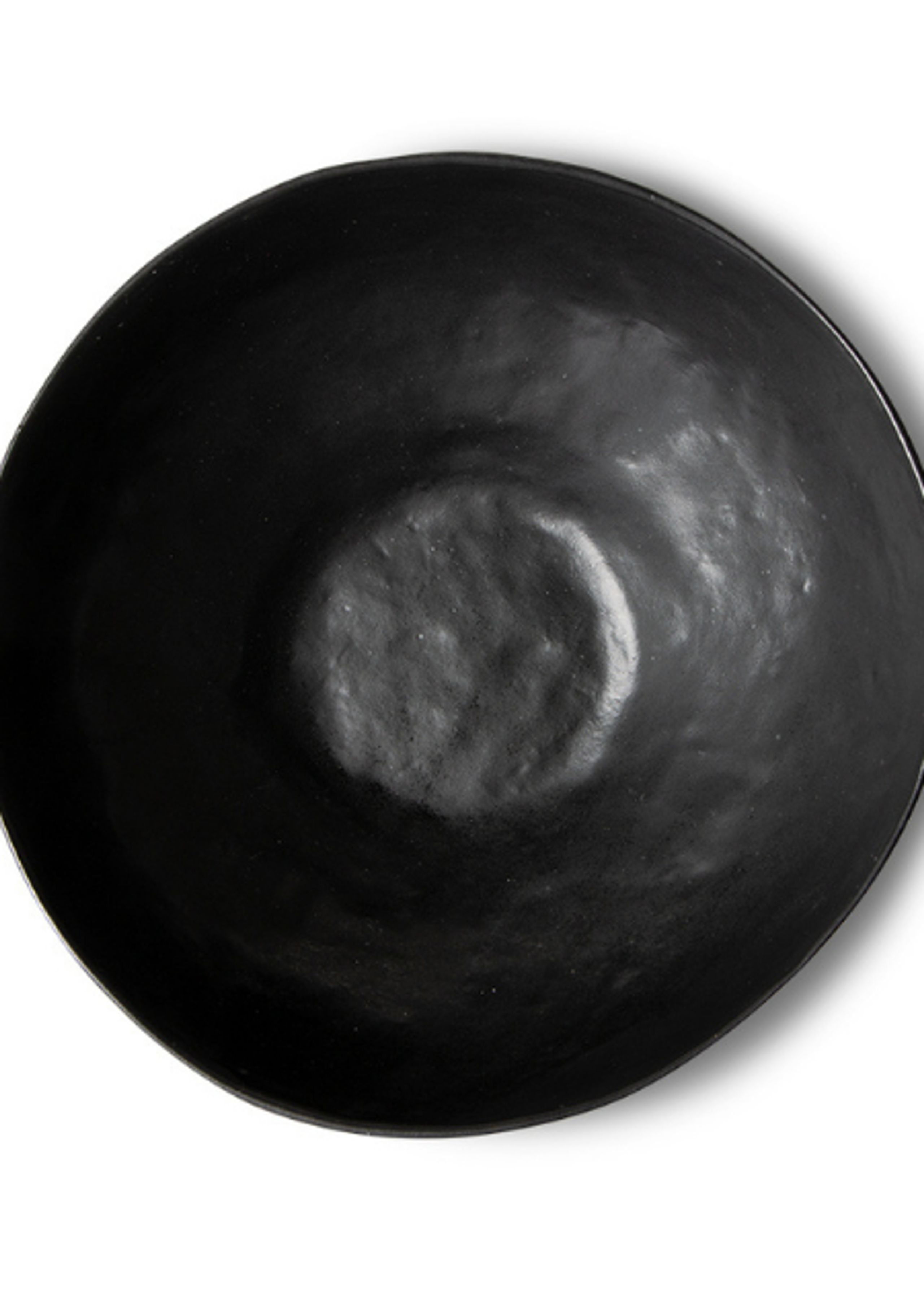 HK Living - Bowl - Bold & Basic Ceramics Bowl - Black - Large