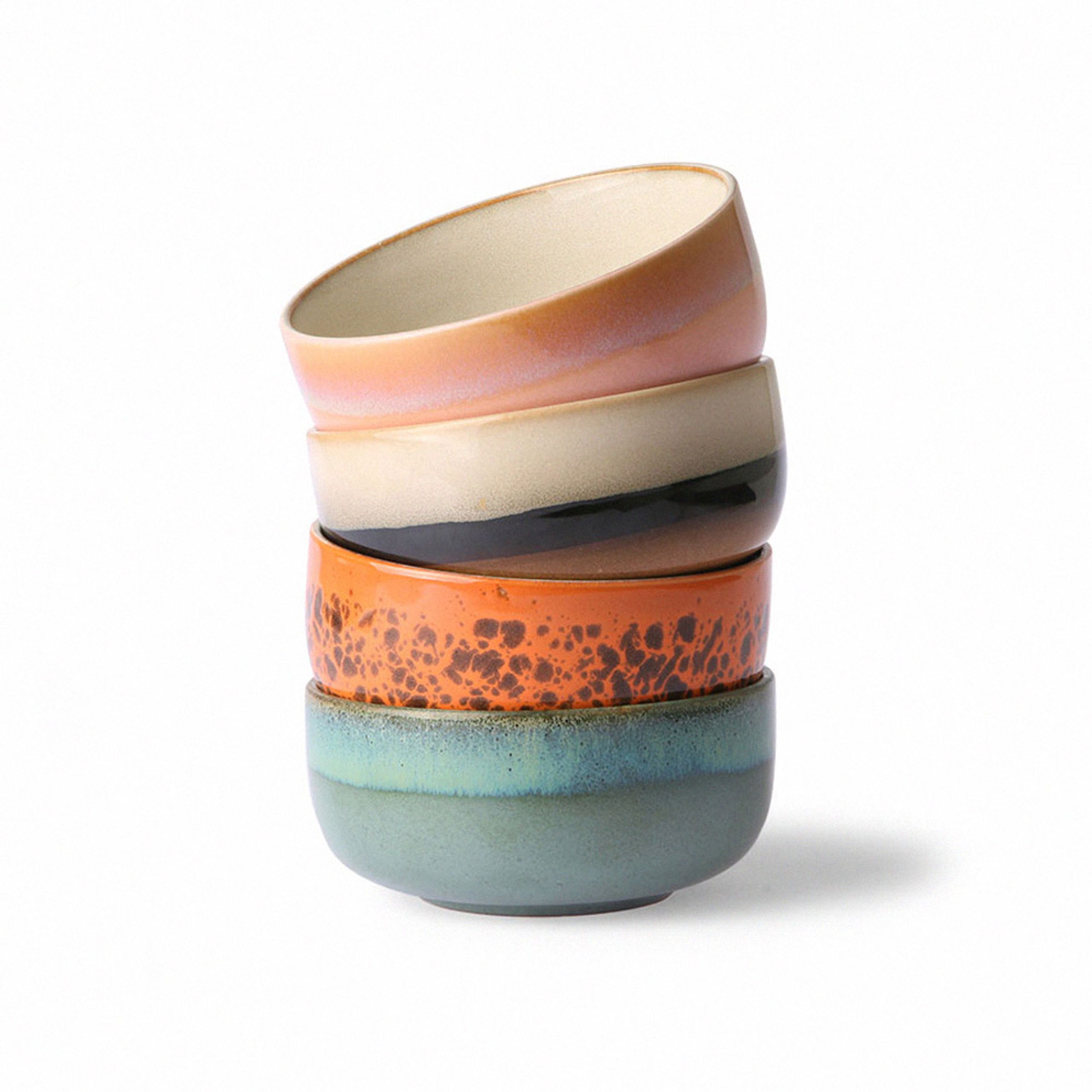 HK Living - Schüssel - The 70's Dessert Bowl - Tornado