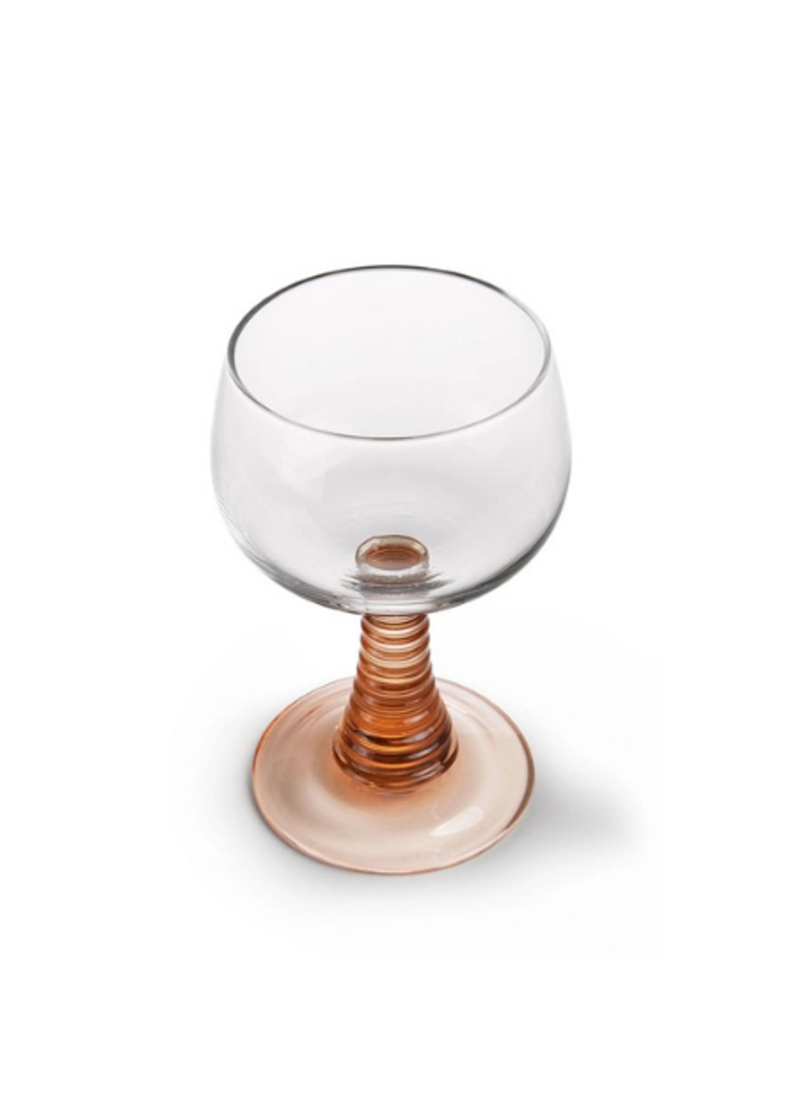 HK Living - Verre à vin - Swirl Wine Glass High - Nude
