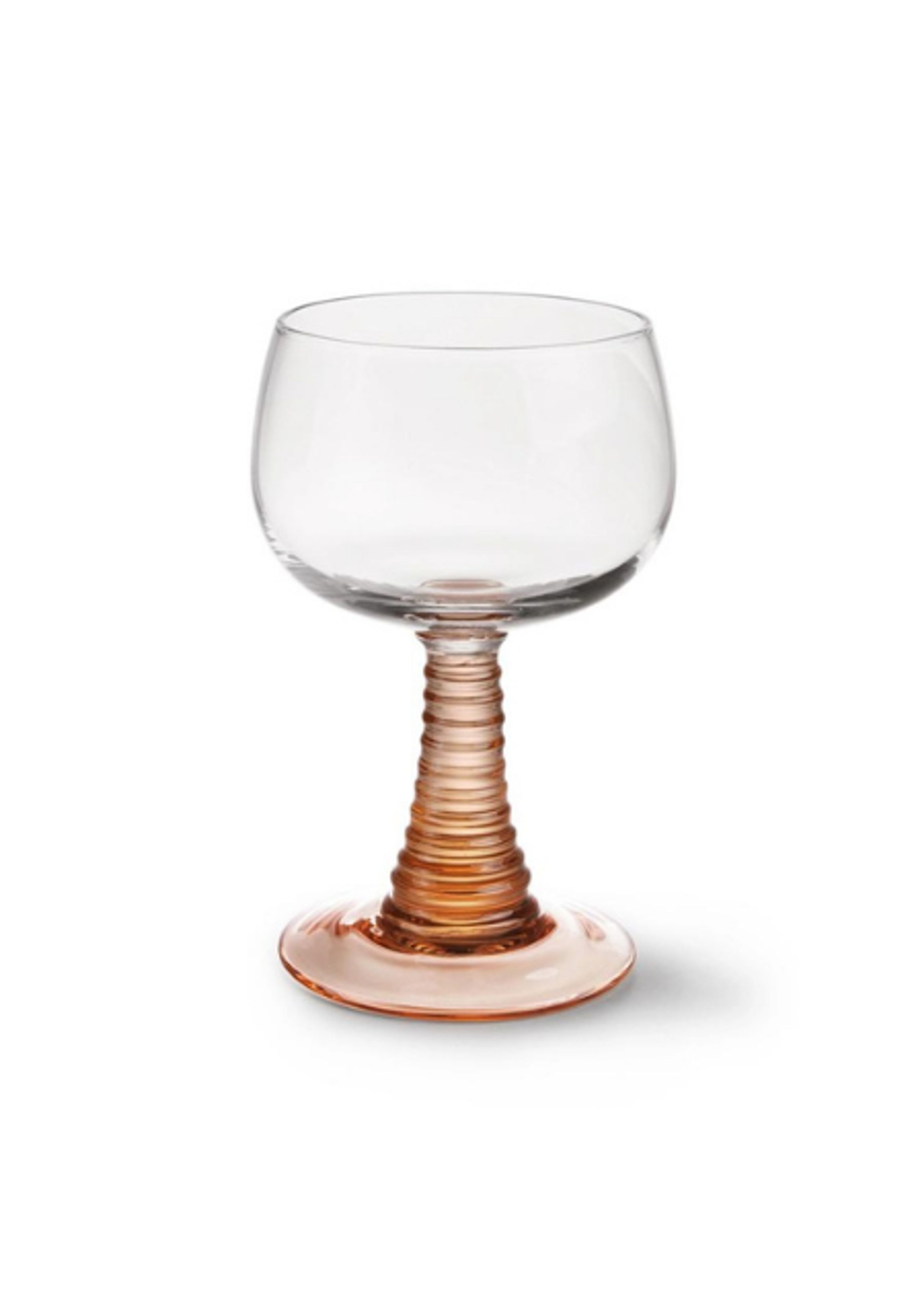 HK Living - Verre à vin - Swirl Wine Glass High - Nude