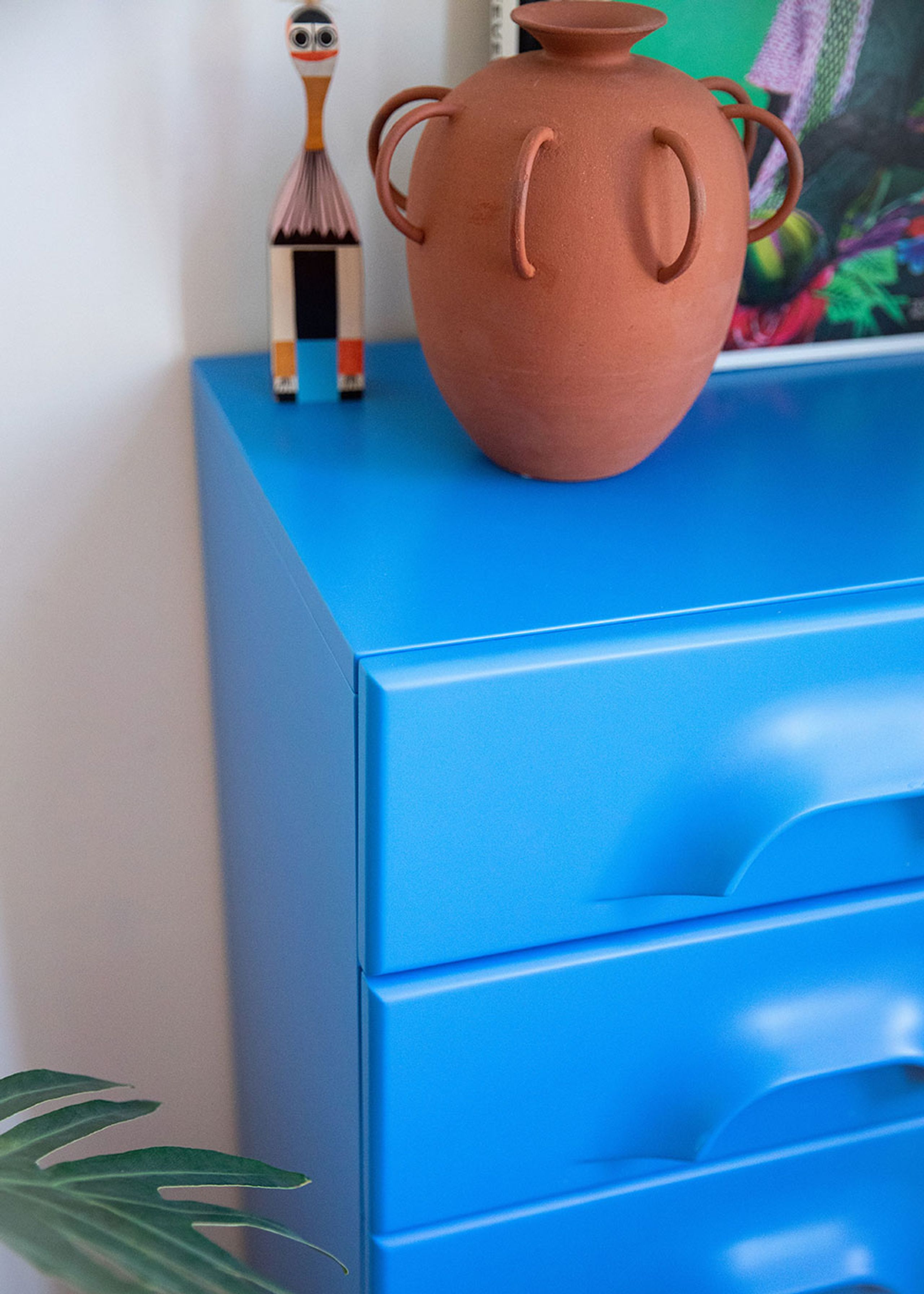 HKLiving - Kommode - Chest of 6 Drawers - Bright Blue