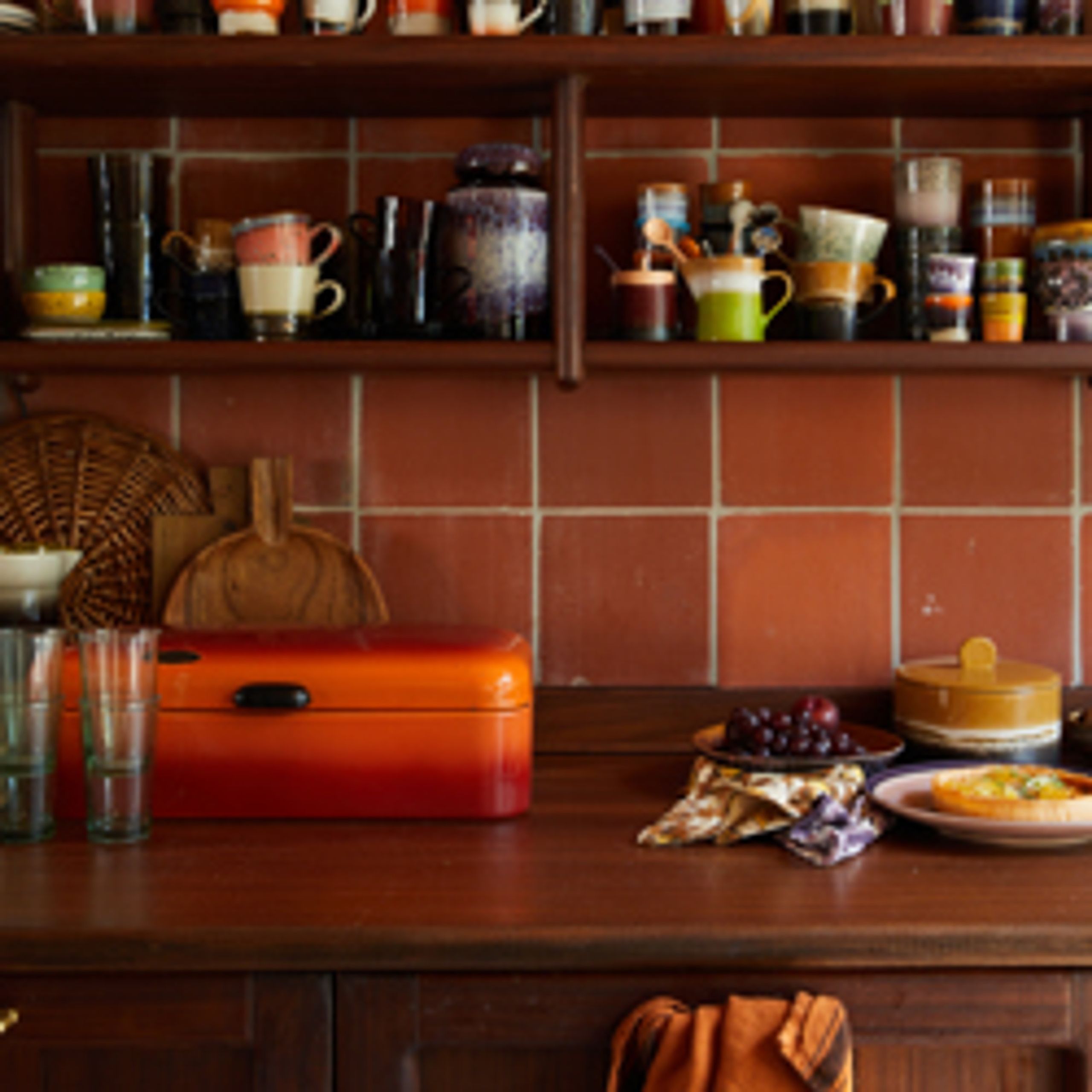 HKLiving - Kop - 70s Cappuccino Mugs (Set of 4) - Verve