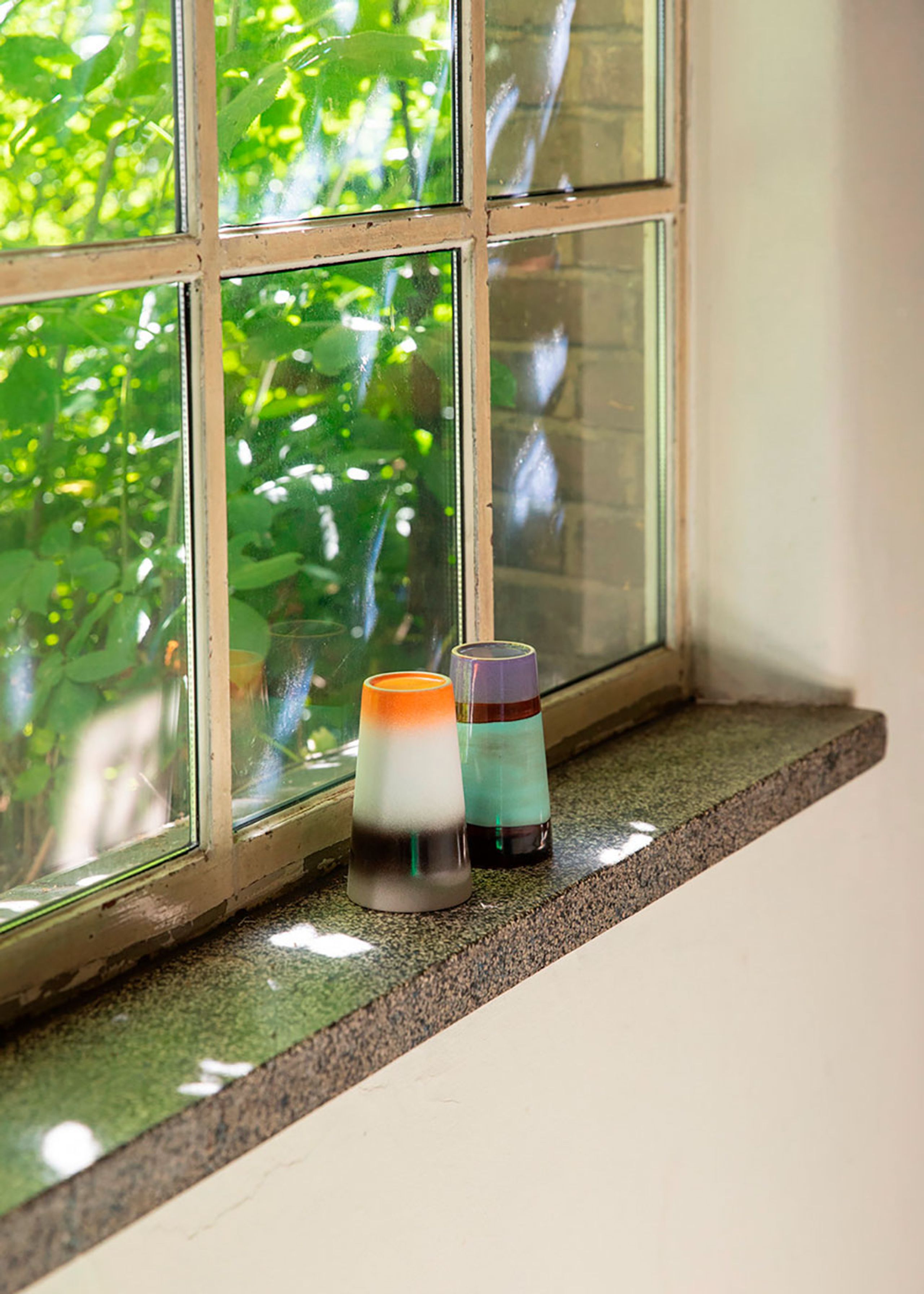 HKLiving - Cup - 70s Latte Mugs (Set of 2) - Boogie