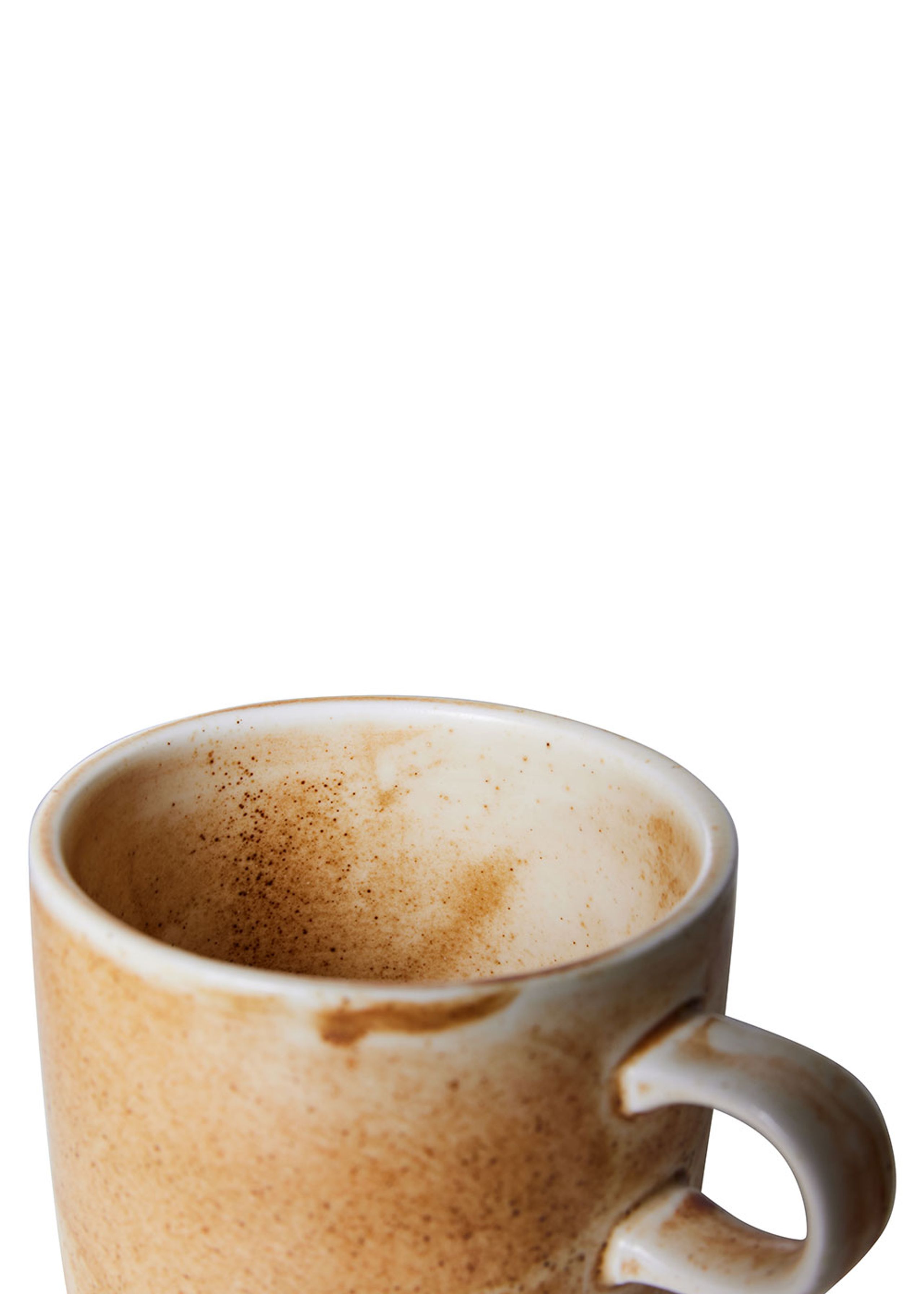 HKLiving - Copie - Chef Ceramics - Cup and Saucer - Cream / Brown