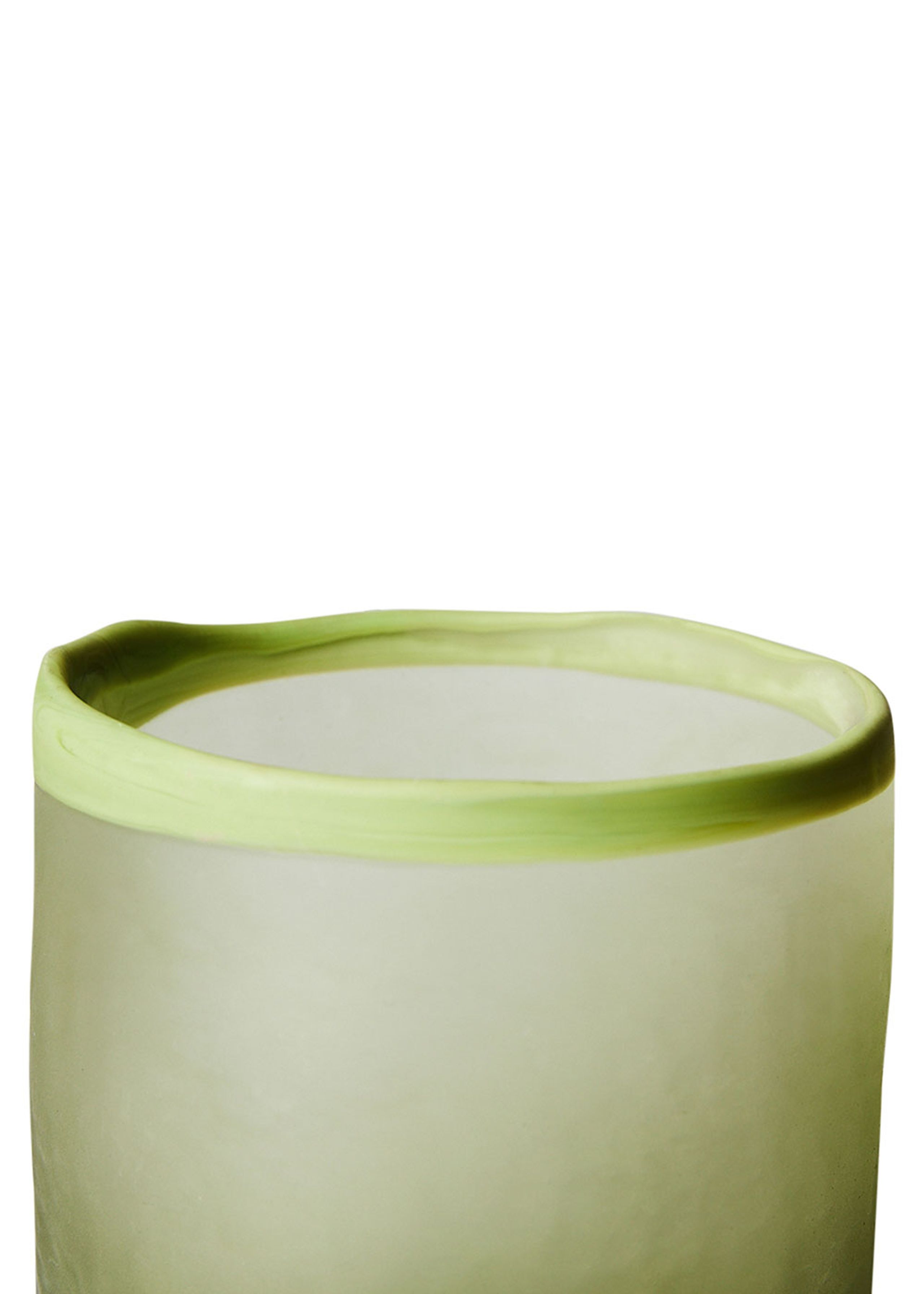 HKLiving - Candle Holder - Glass Tea Light Holder - Olive