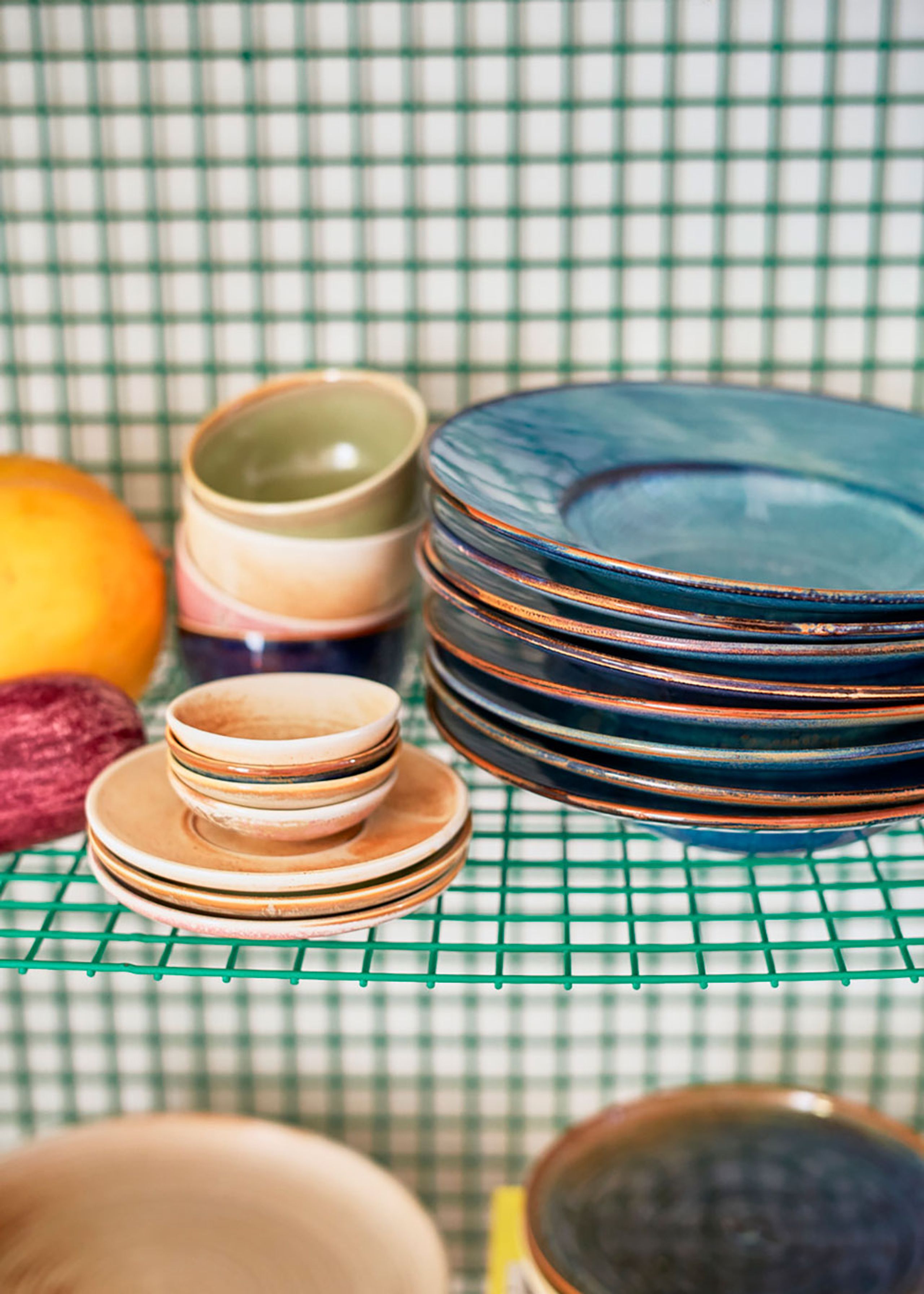 HKLiving - Schaal - Chef Ceramics - Small Dish - Rustic Blue