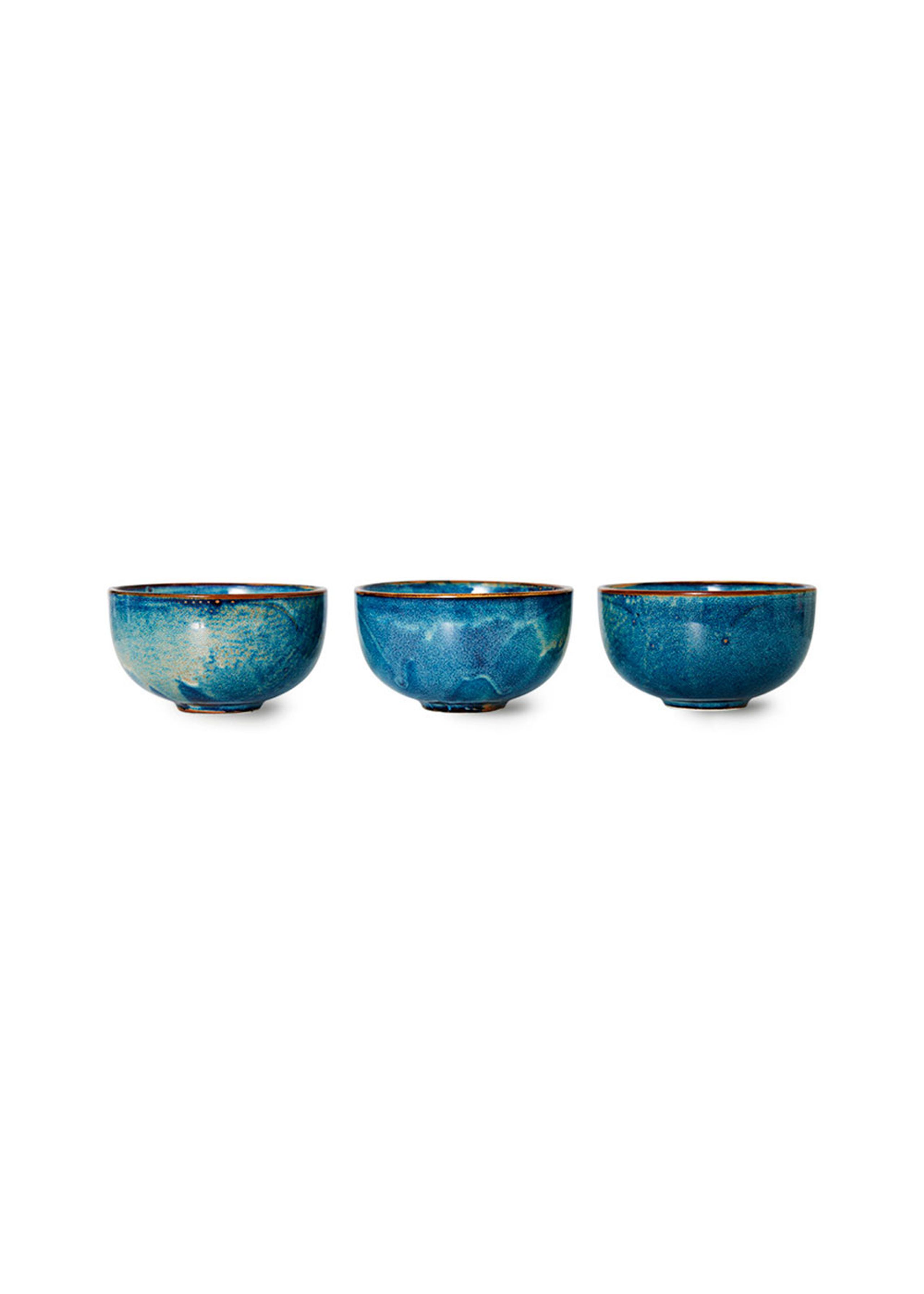 HKLiving - Schüssel - Chef Ceramics - Bowl - Rustic Blue