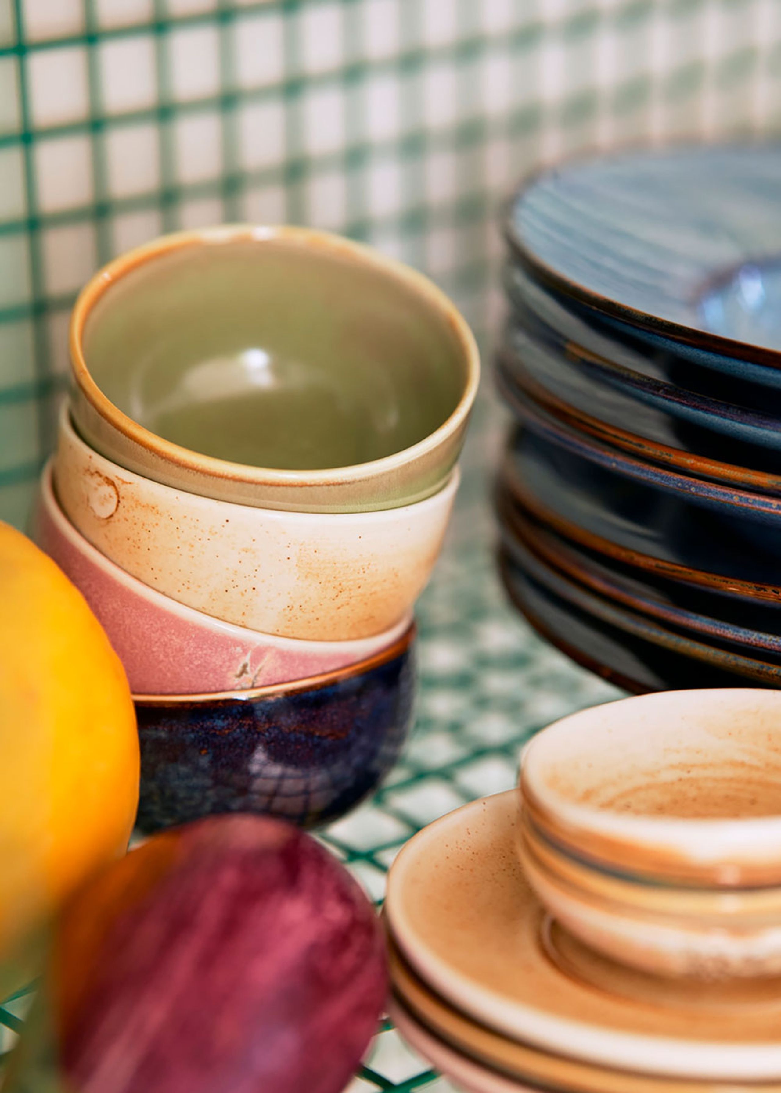 HKLiving - Miska - Chef Ceramics - Bowl - Rustic Cream/Brown