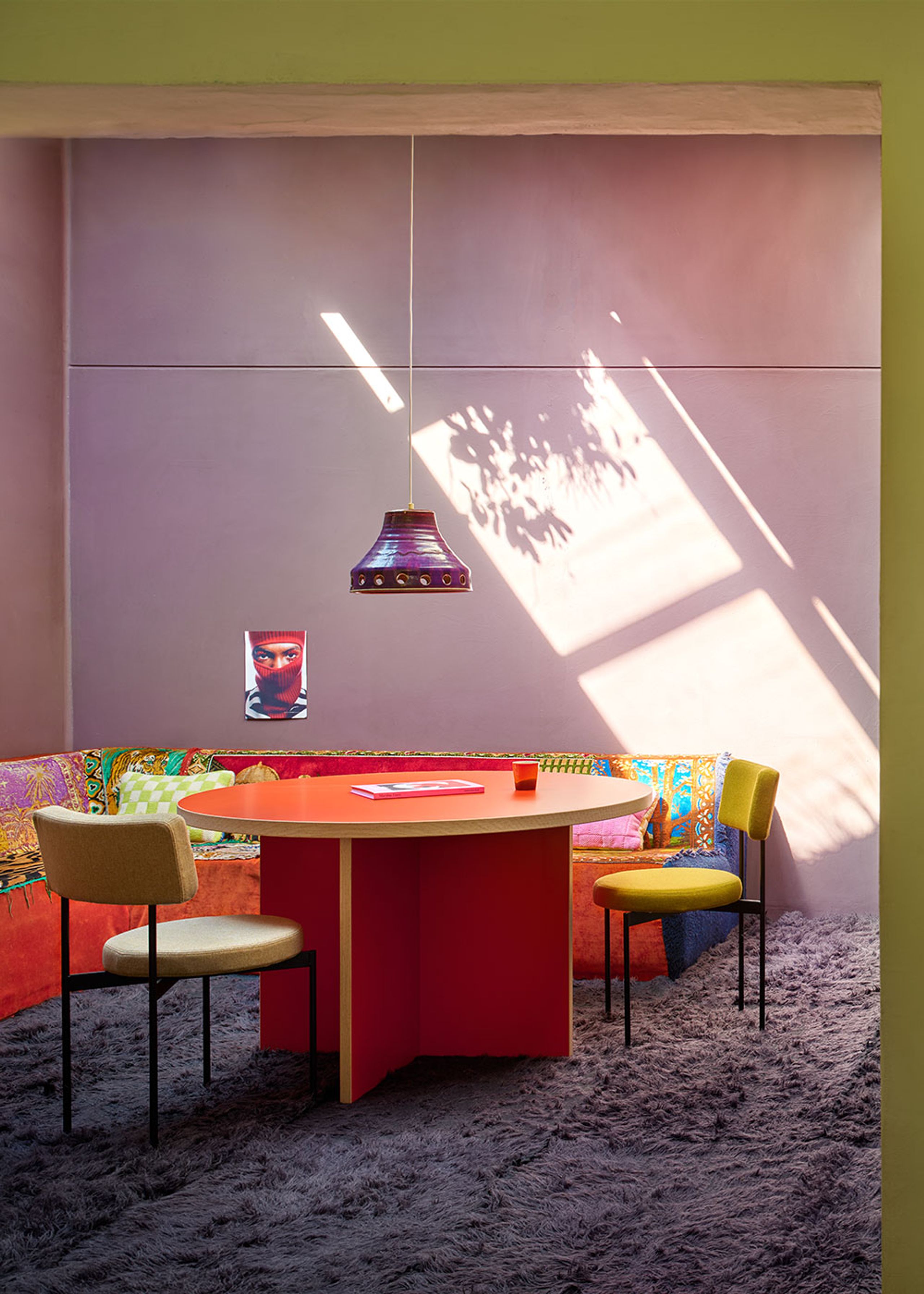 HKLiving - Table à manger - Dining Table, Round - 130 cm - Brown