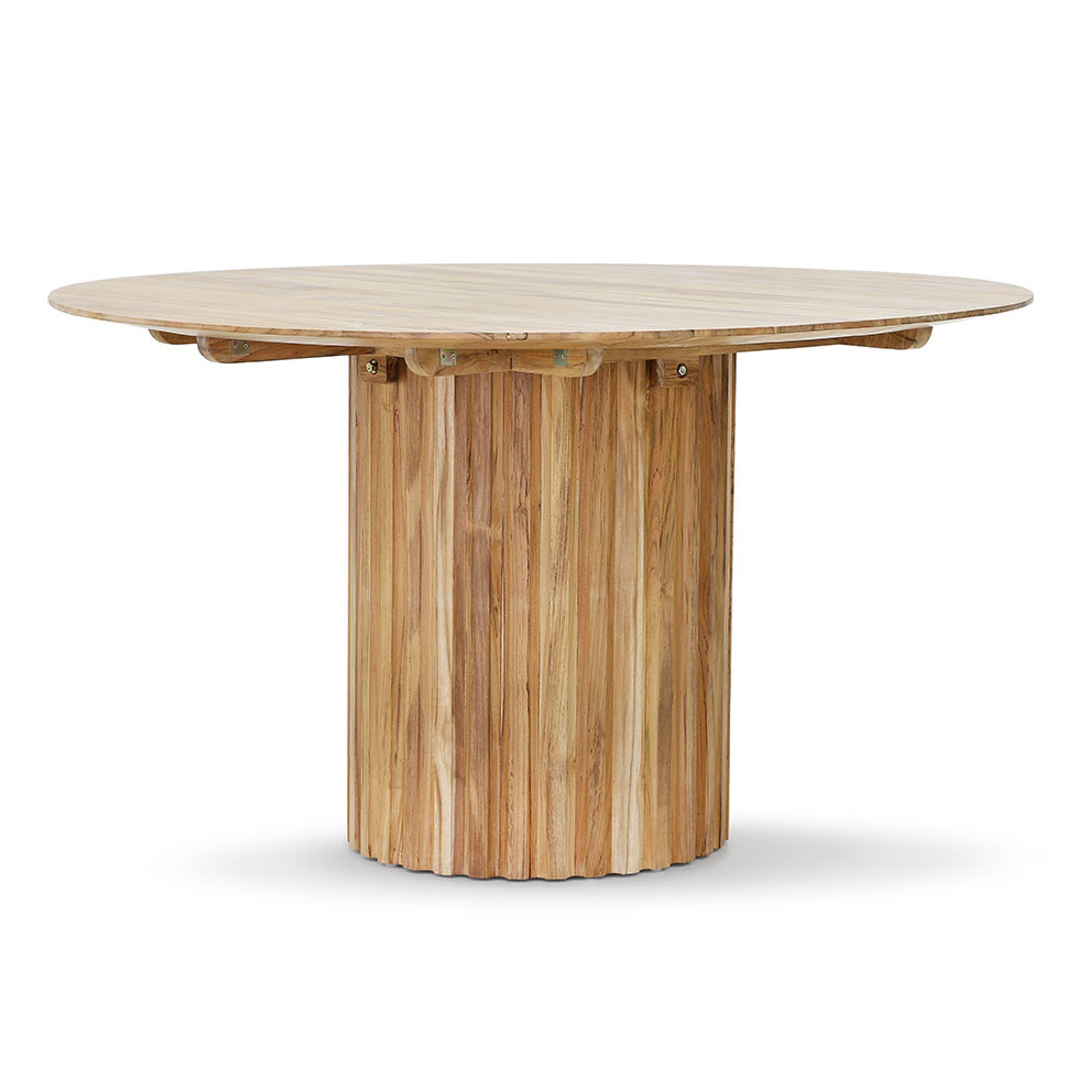 HKLiving - Dining Table - Pillar dining table - Teak, round