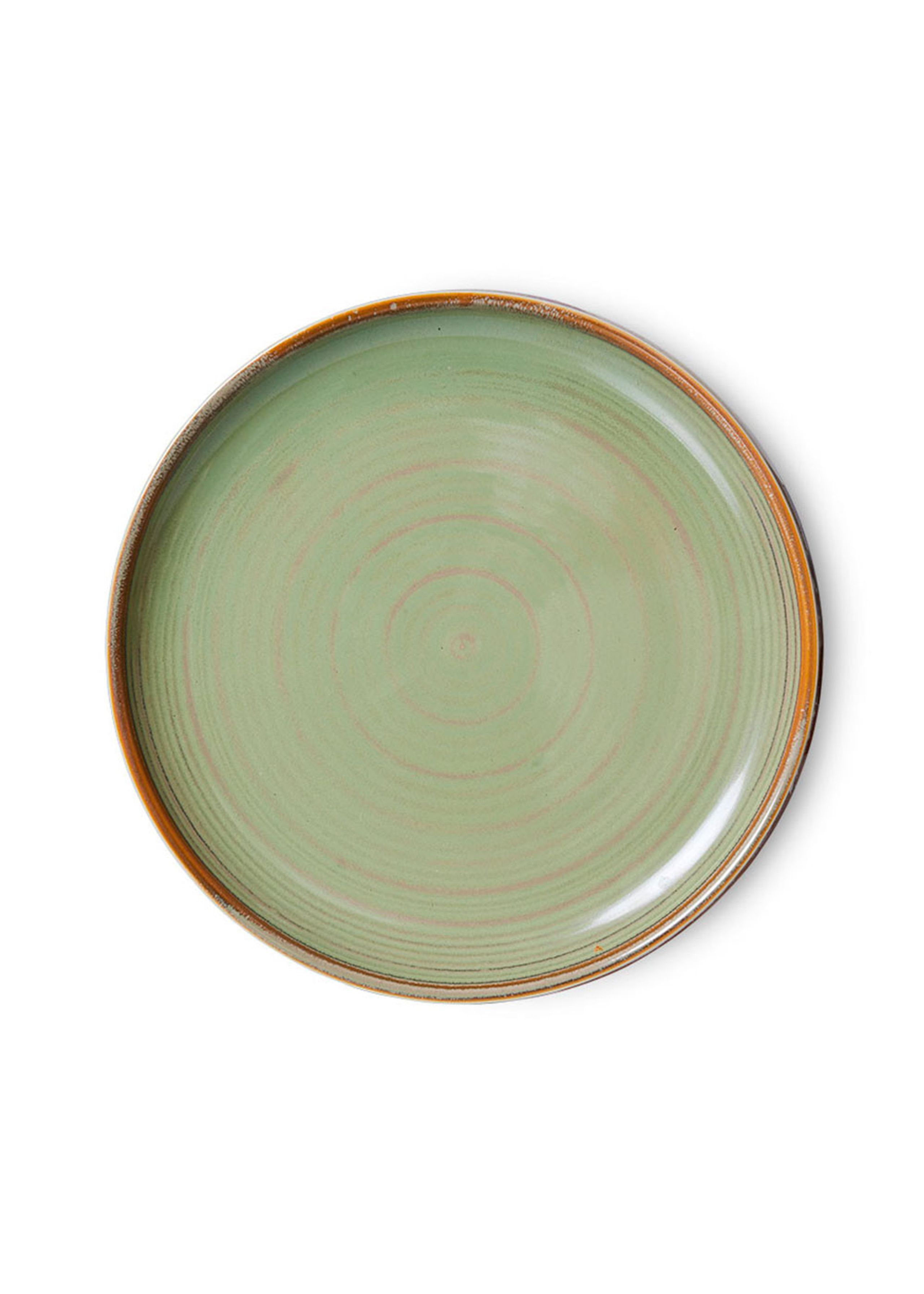 HKLiving - Bord - Chef Ceramics - Side Plate - Moss Green