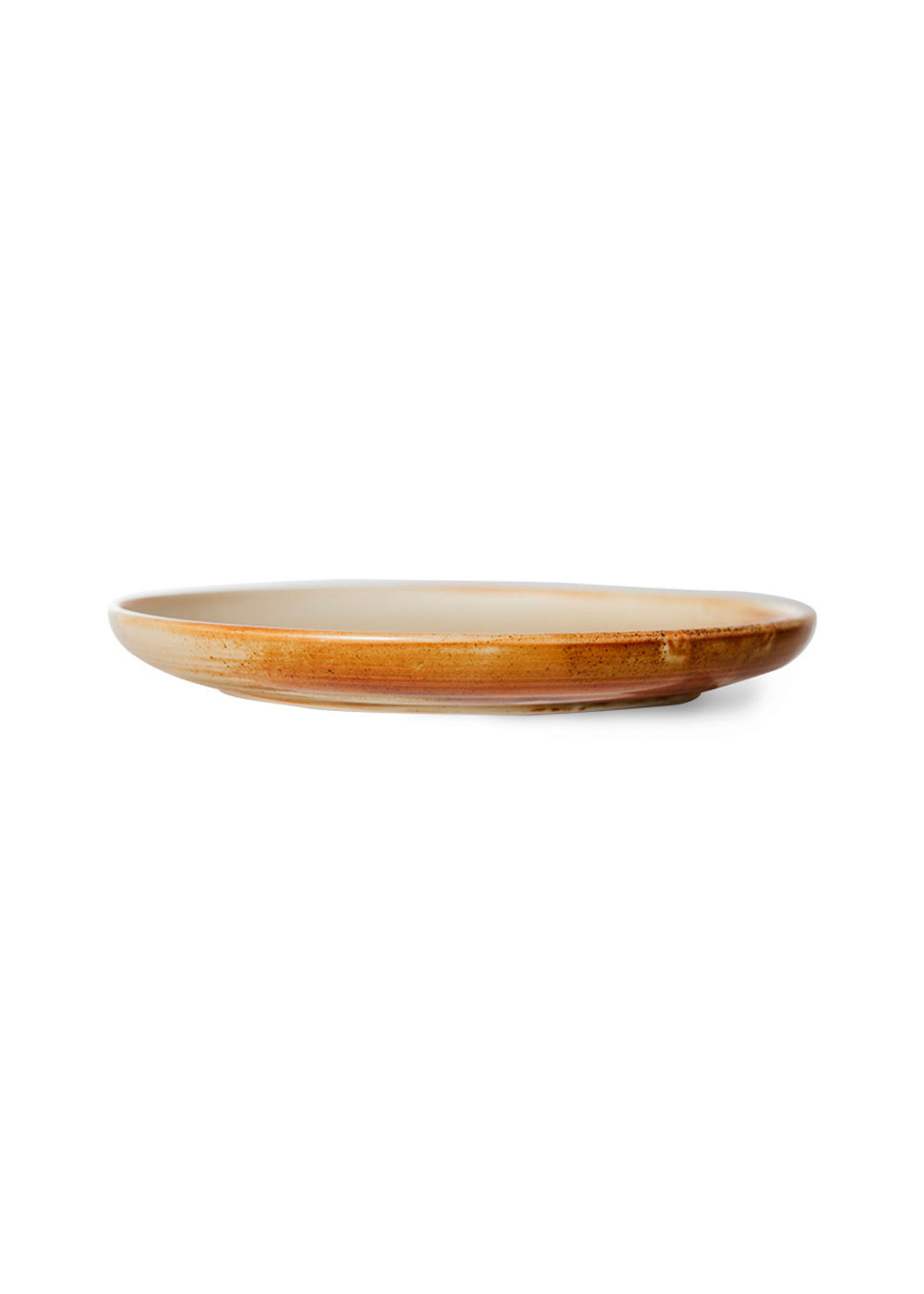 HKLiving - Plate - Chef Ceramics - Side Plate - Rustic Cream/Brown
