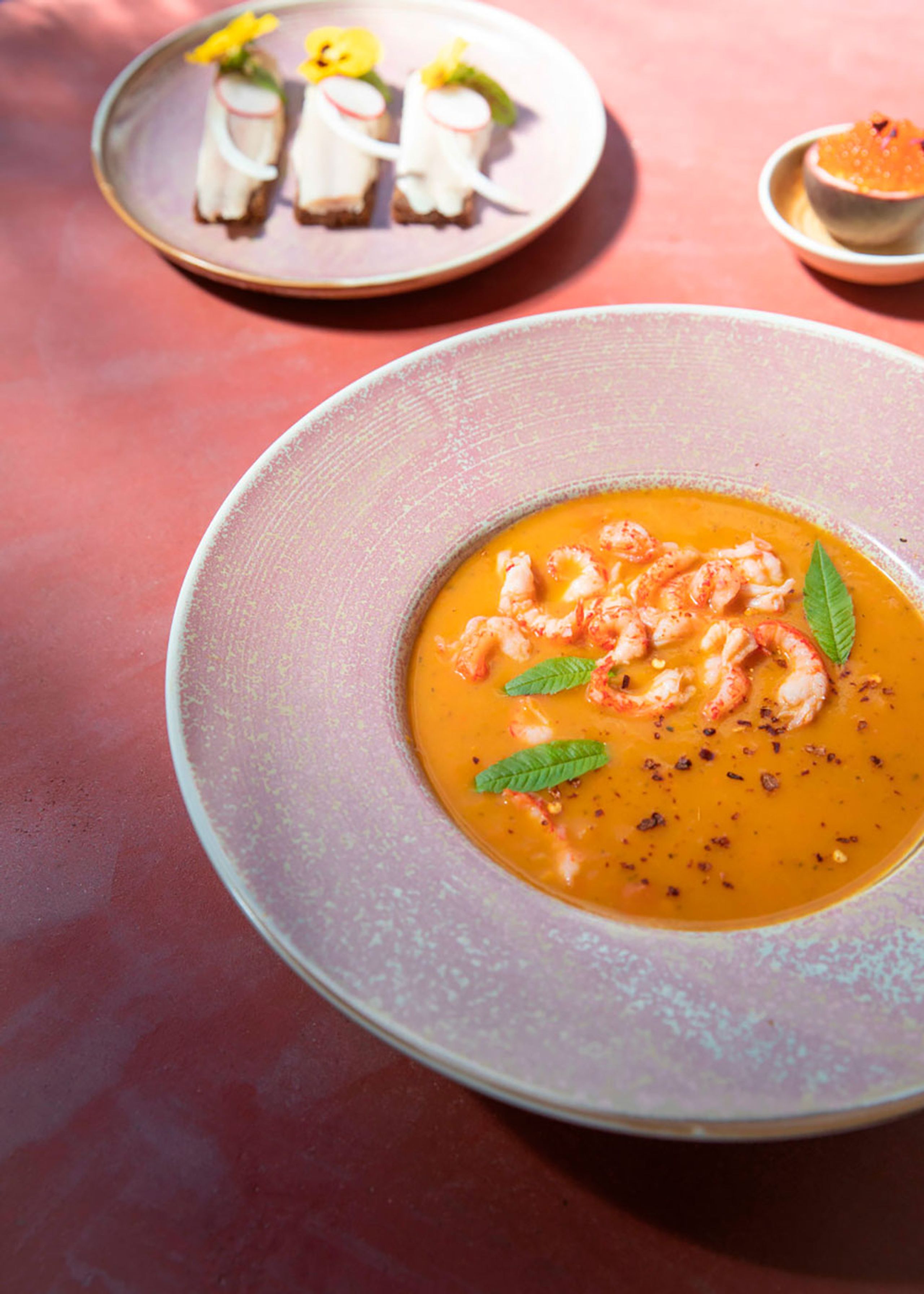 HKLiving - Bord - Chef Ceramics - Pasta Plate - Rustic Pink