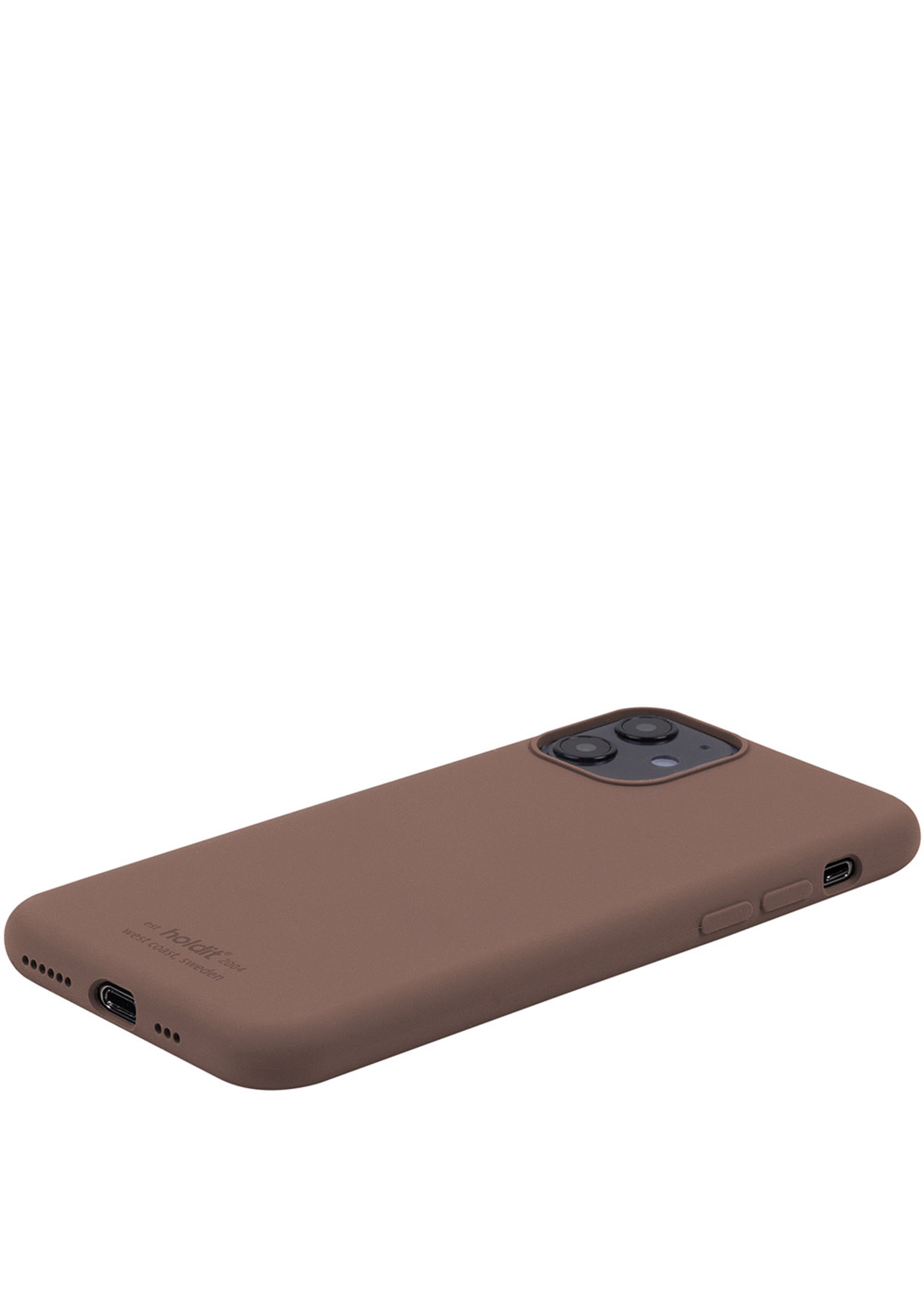 Holdit - Capa do iPhone - Iphone Silicone Cover - Dark Brown